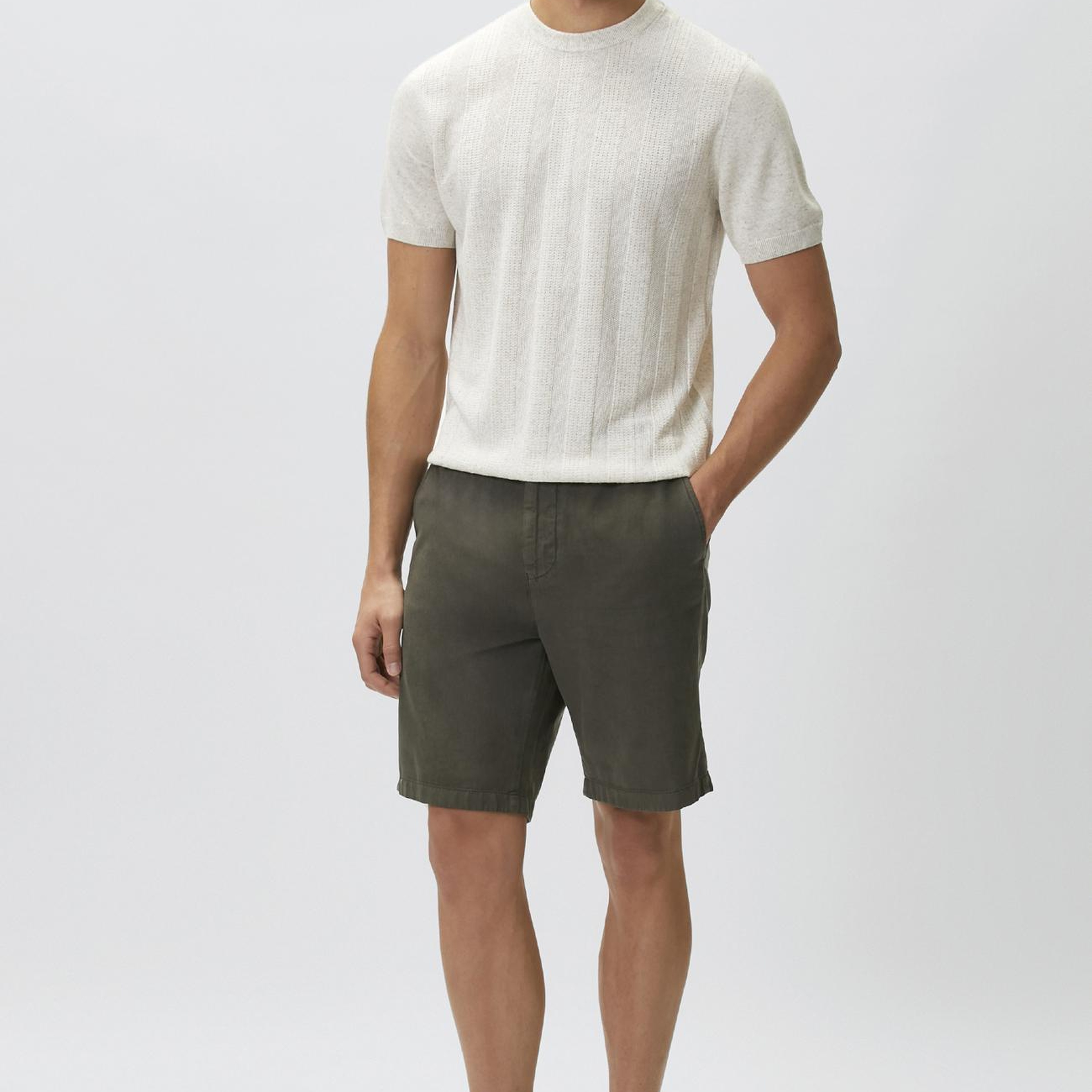 Network Erkek Petek Örgü Keten Karışımlı Triko Kazak