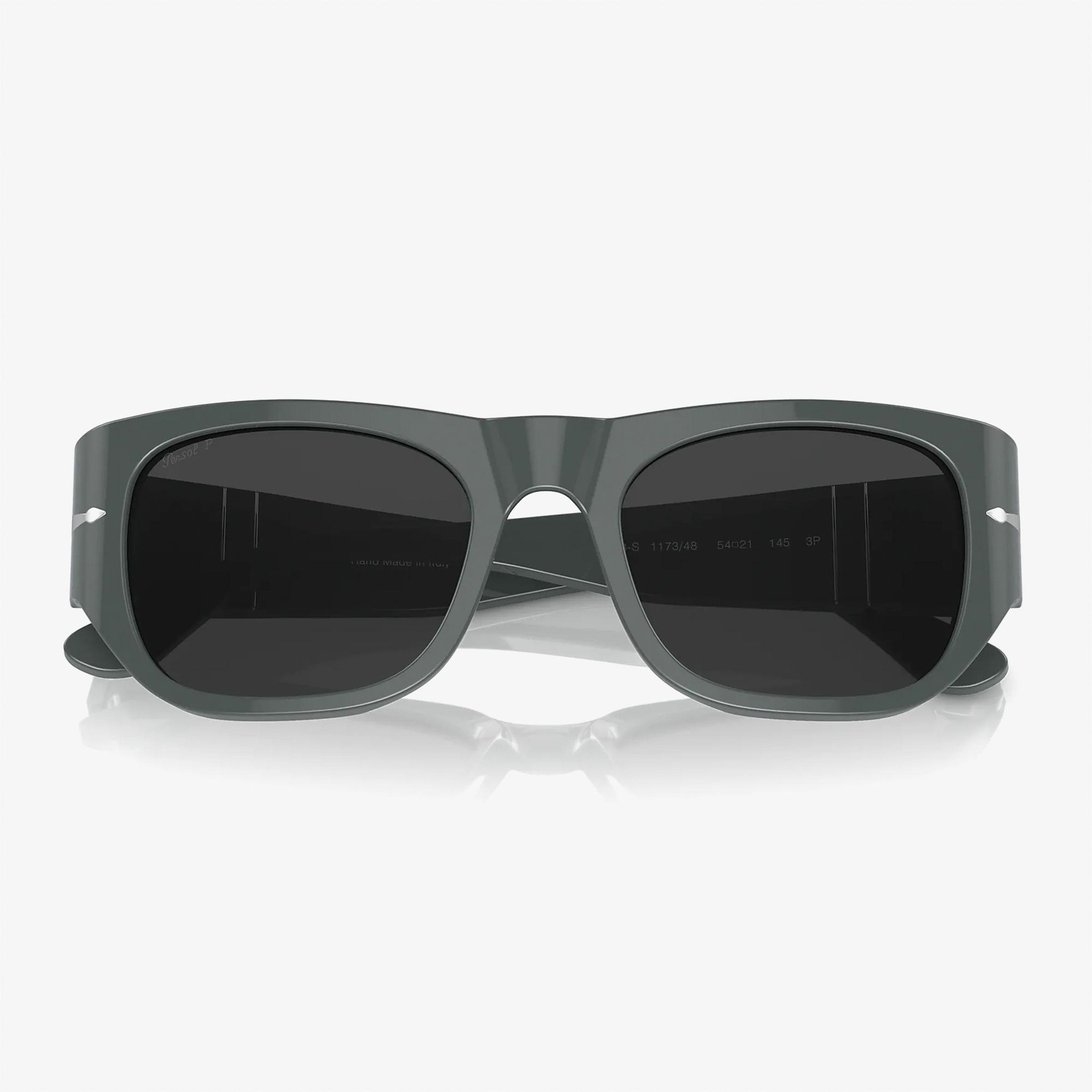 PERSOL Unisex Gri Güneş Gözlüğü