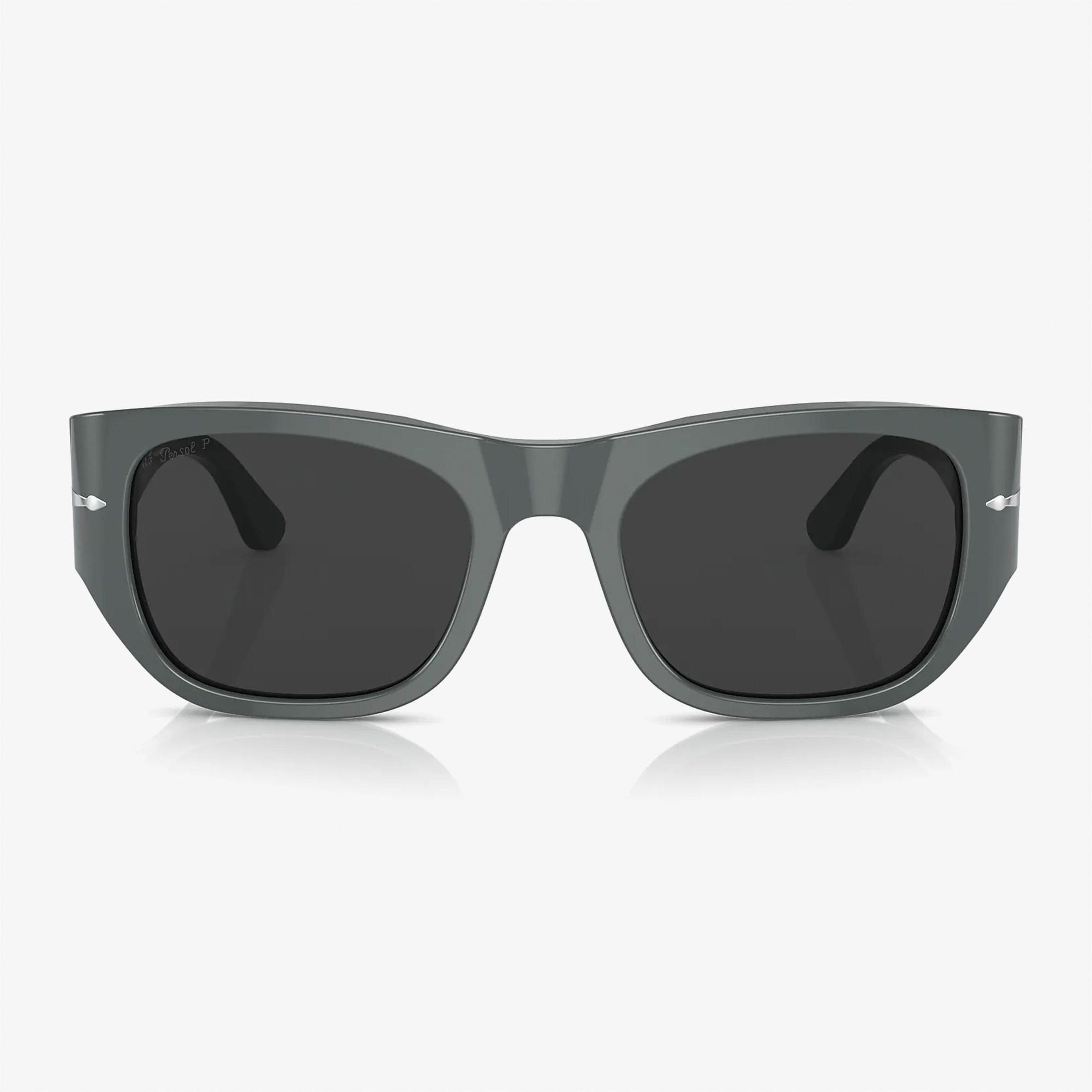 PERSOL Unisex Gri Güneş Gözlüğü