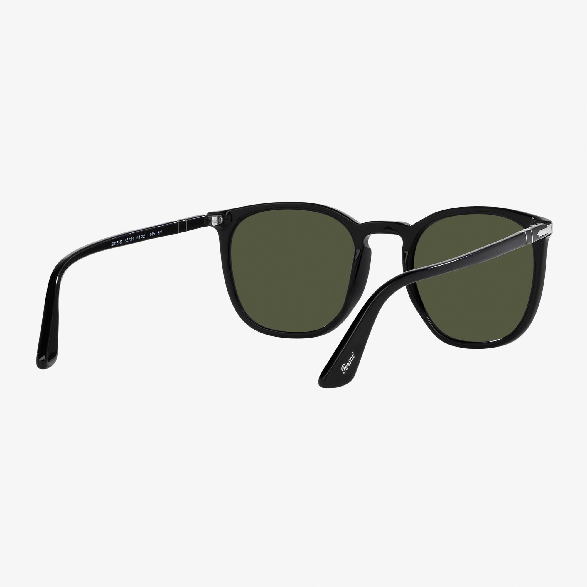 PERSOL 0PO3316S Unisex Siyah Güneş Gözlüğü