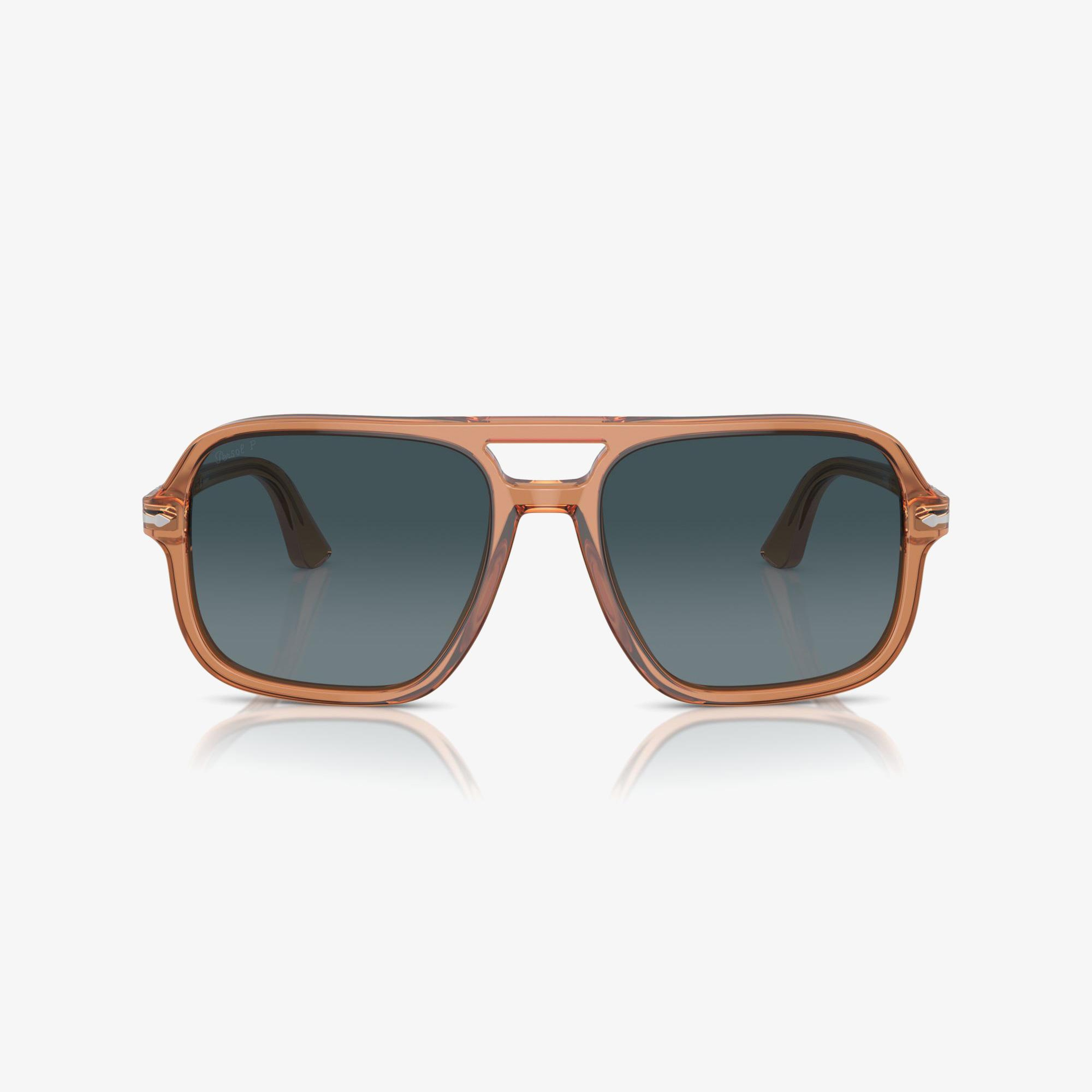 PERSOL Po3328S Erkek Kahverengi Güneş Gözlüğü