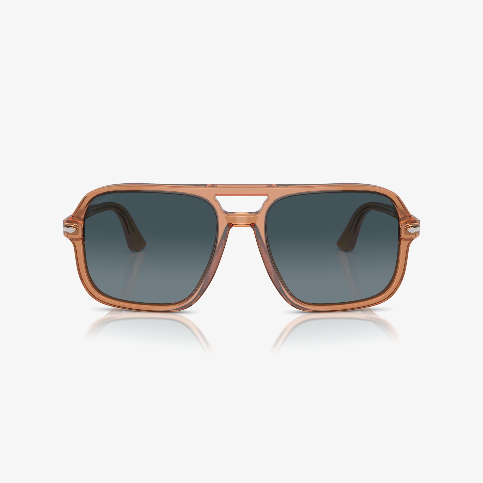 PERSOL Po3328S Erkek Kahverengi Güneş Gözlüğü