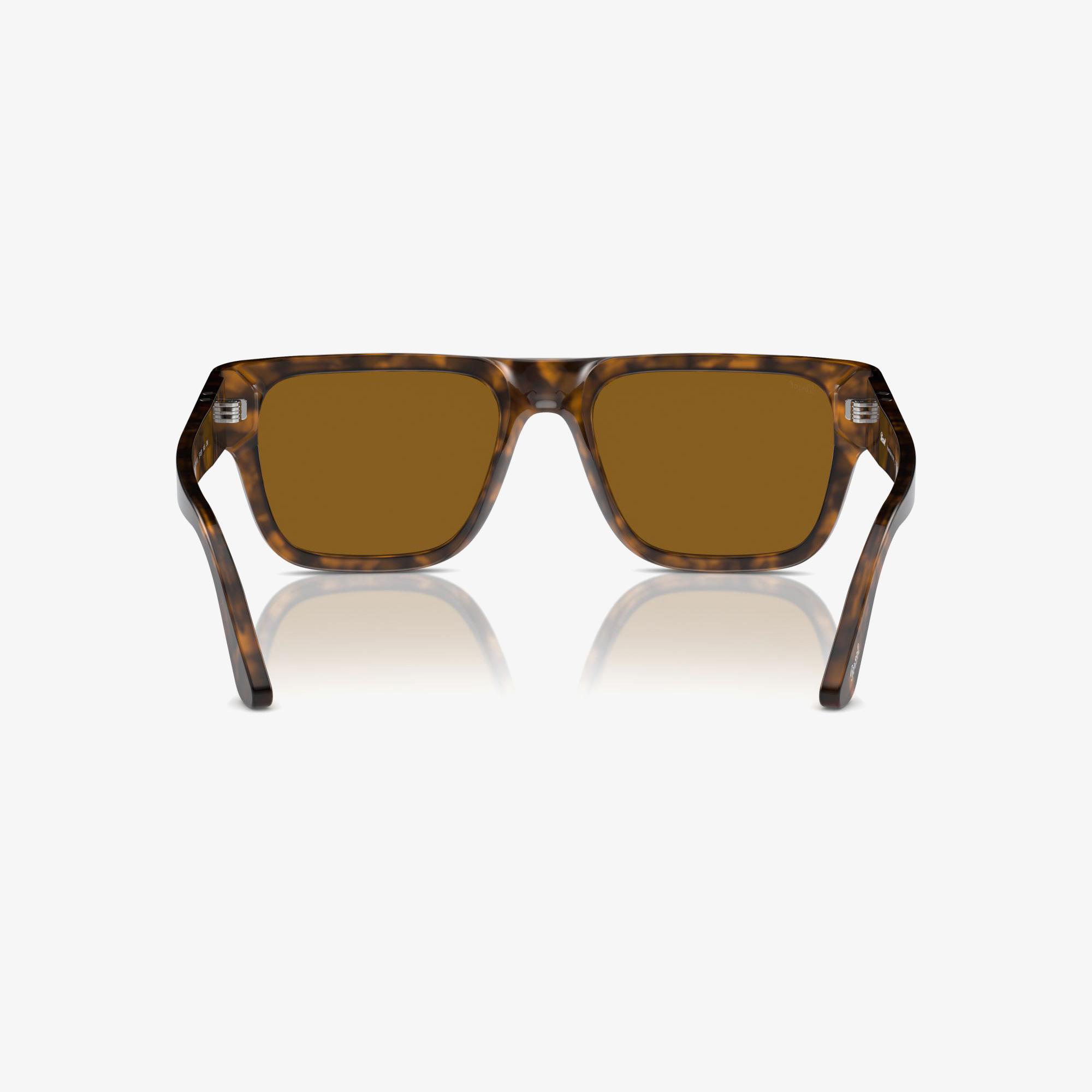 PERSOL Po3348S Unisex Kahverengi Güneş Gözlüğü