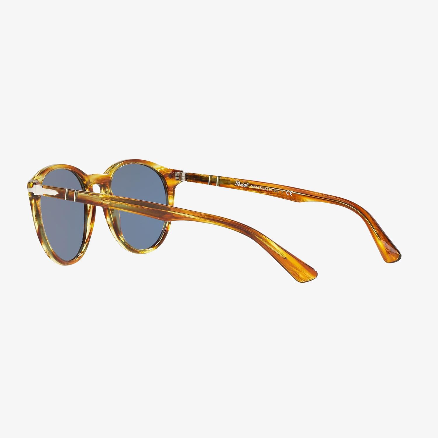 PERSOL 0PO3152S Erkek Striped Brown Yellow Güneş Gözlüğü