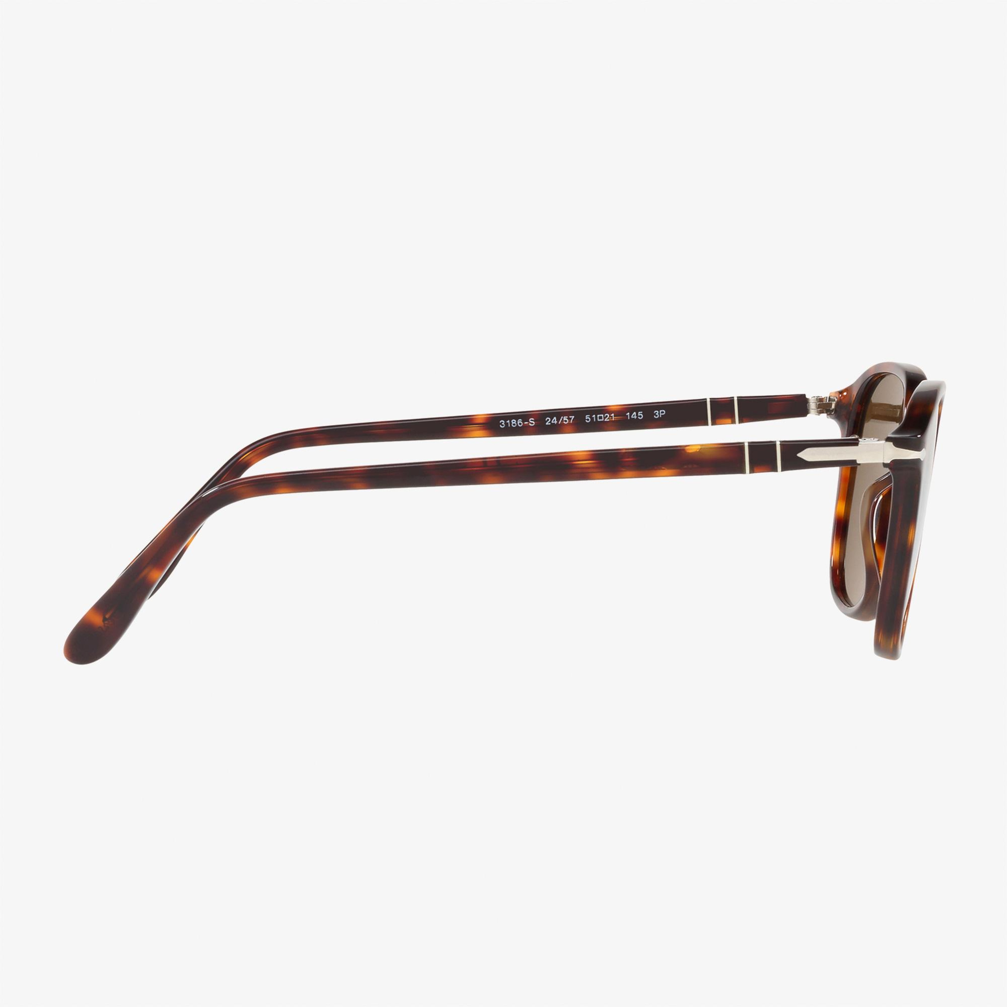 PERSOL 0PO3186S Erkek Kahverengi Güneş Gözlüğü