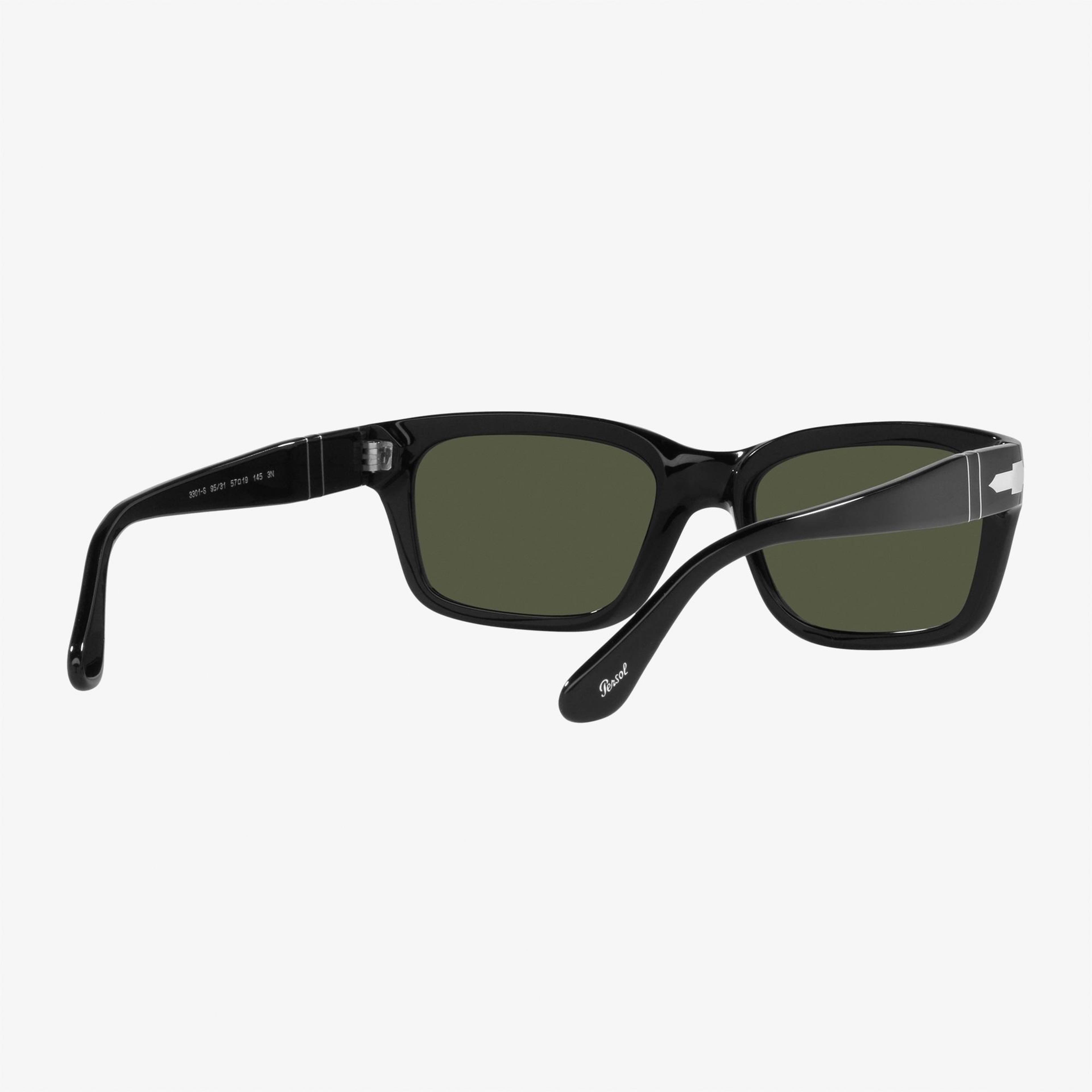 PERSOL 0PO3301S Erkek Siyah Güneş Gözlüğü