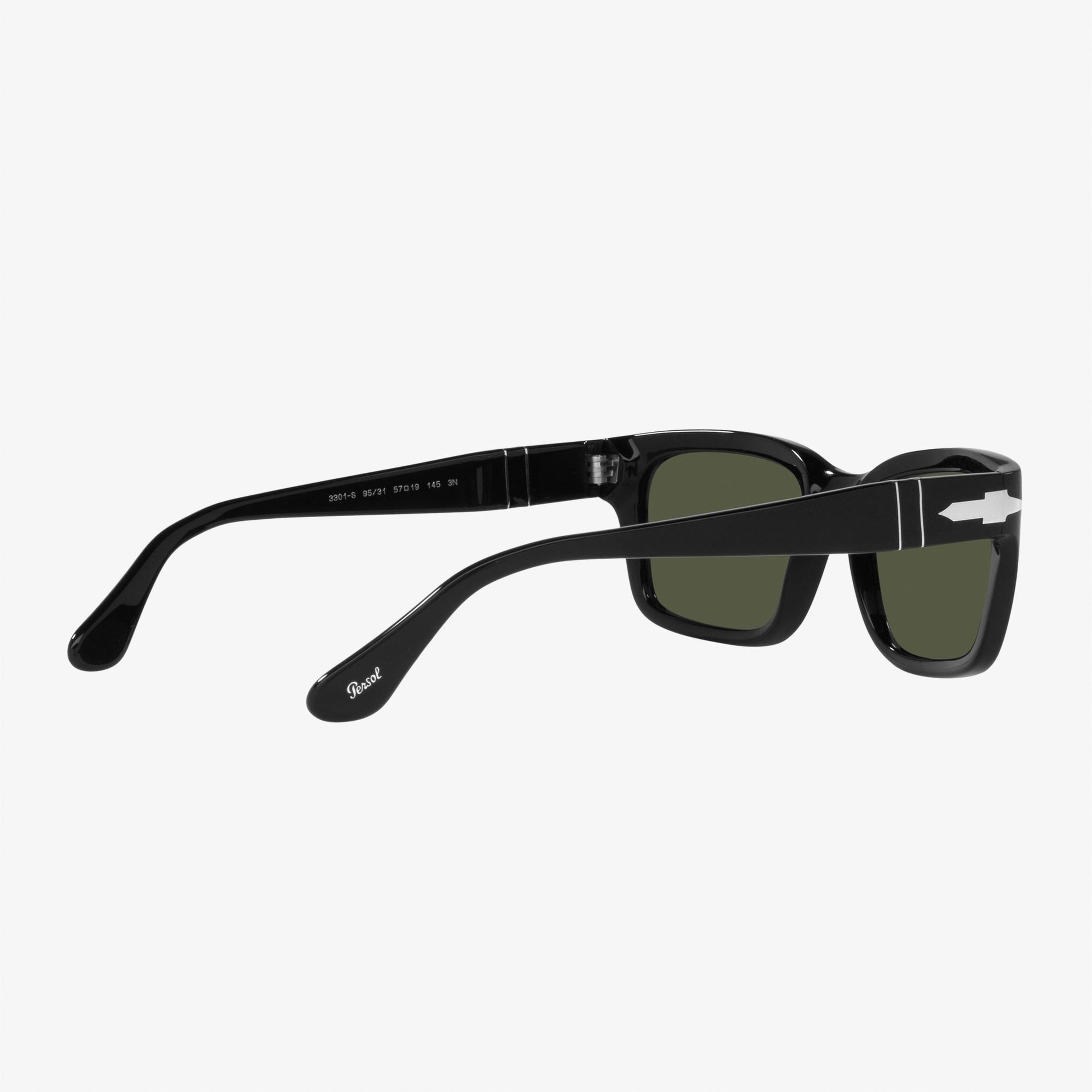 PERSOL 0PO3301S Erkek Siyah Güneş Gözlüğü