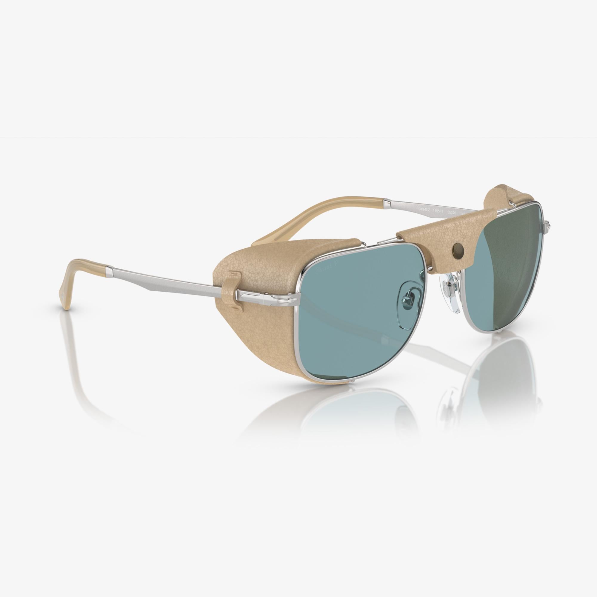 PERSOL 0PO1013SZ Erkek Gümüş Güneş Gözlüğü