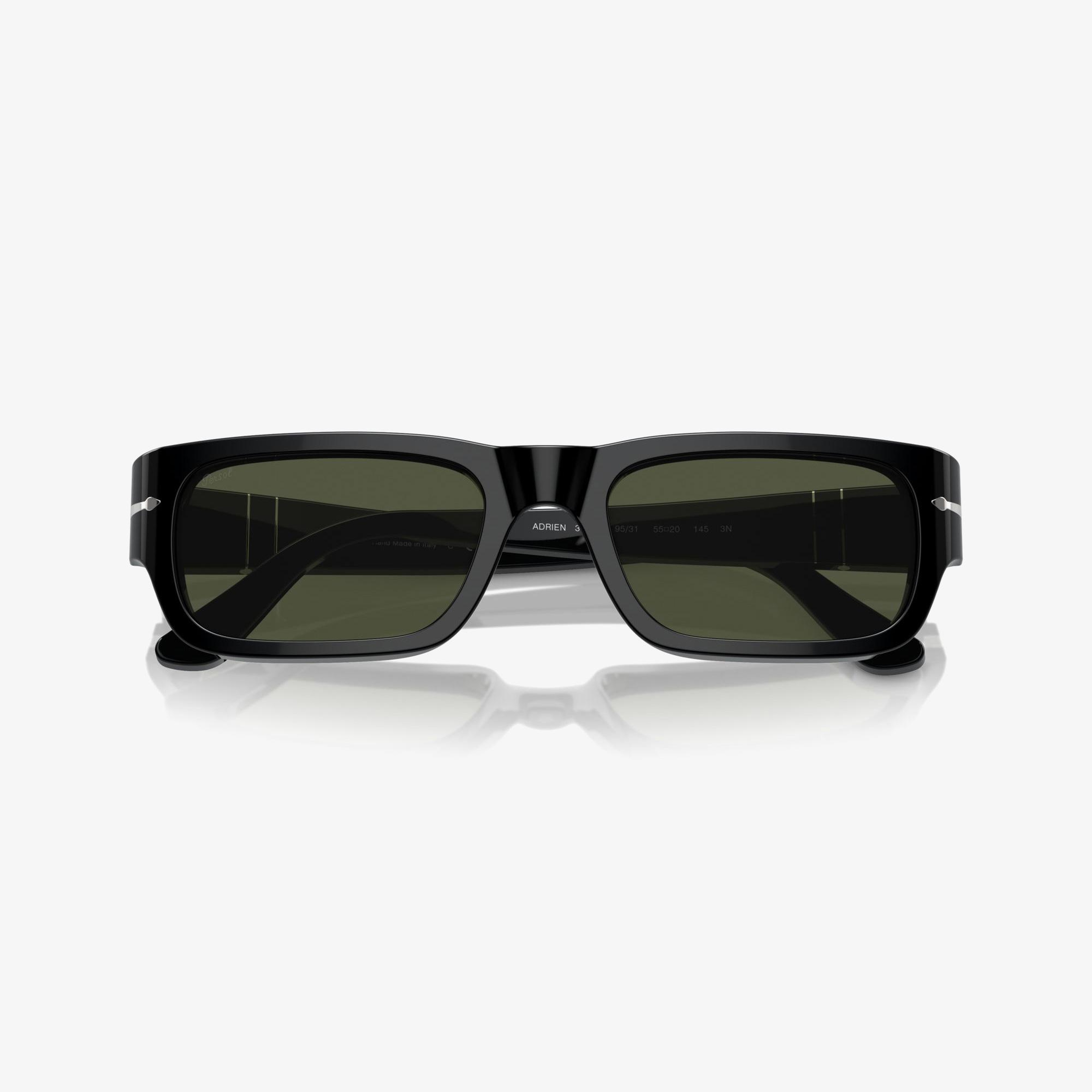 PERSOL Adrien Unisex Siyah Güneş Gözlüğü