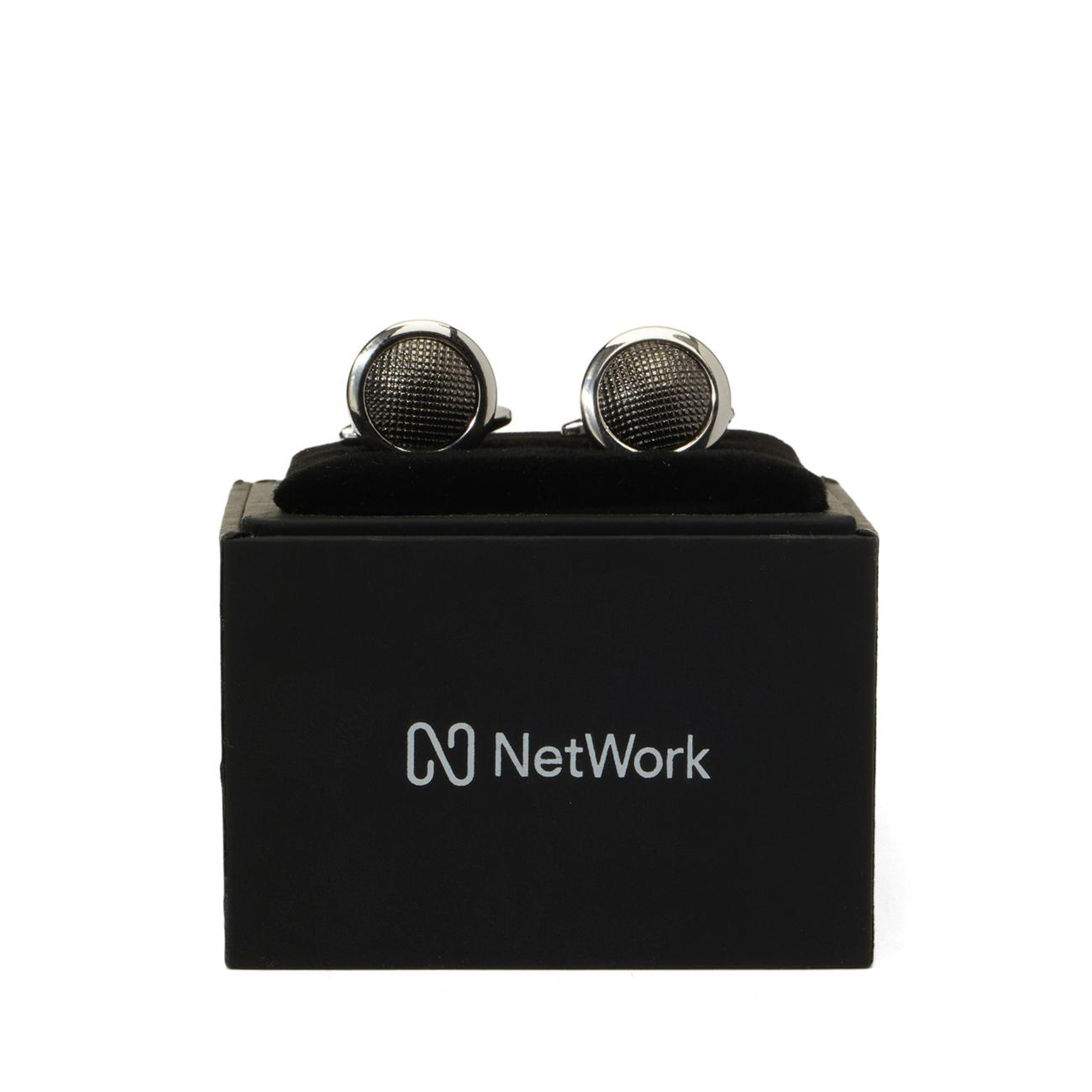 Network Erkek Silver Kol Düğmesi