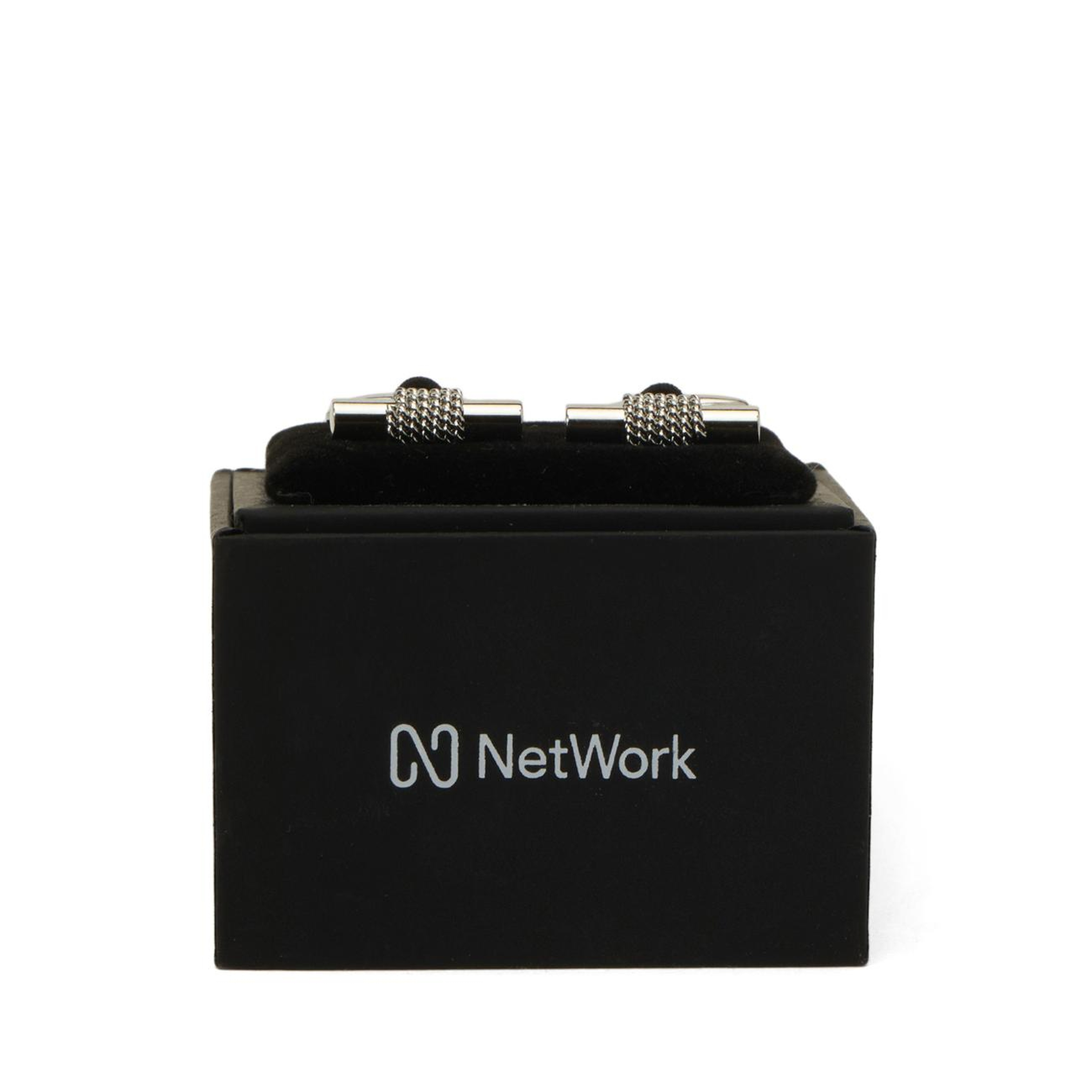 Network Erkek Silver Kol Düğmesi