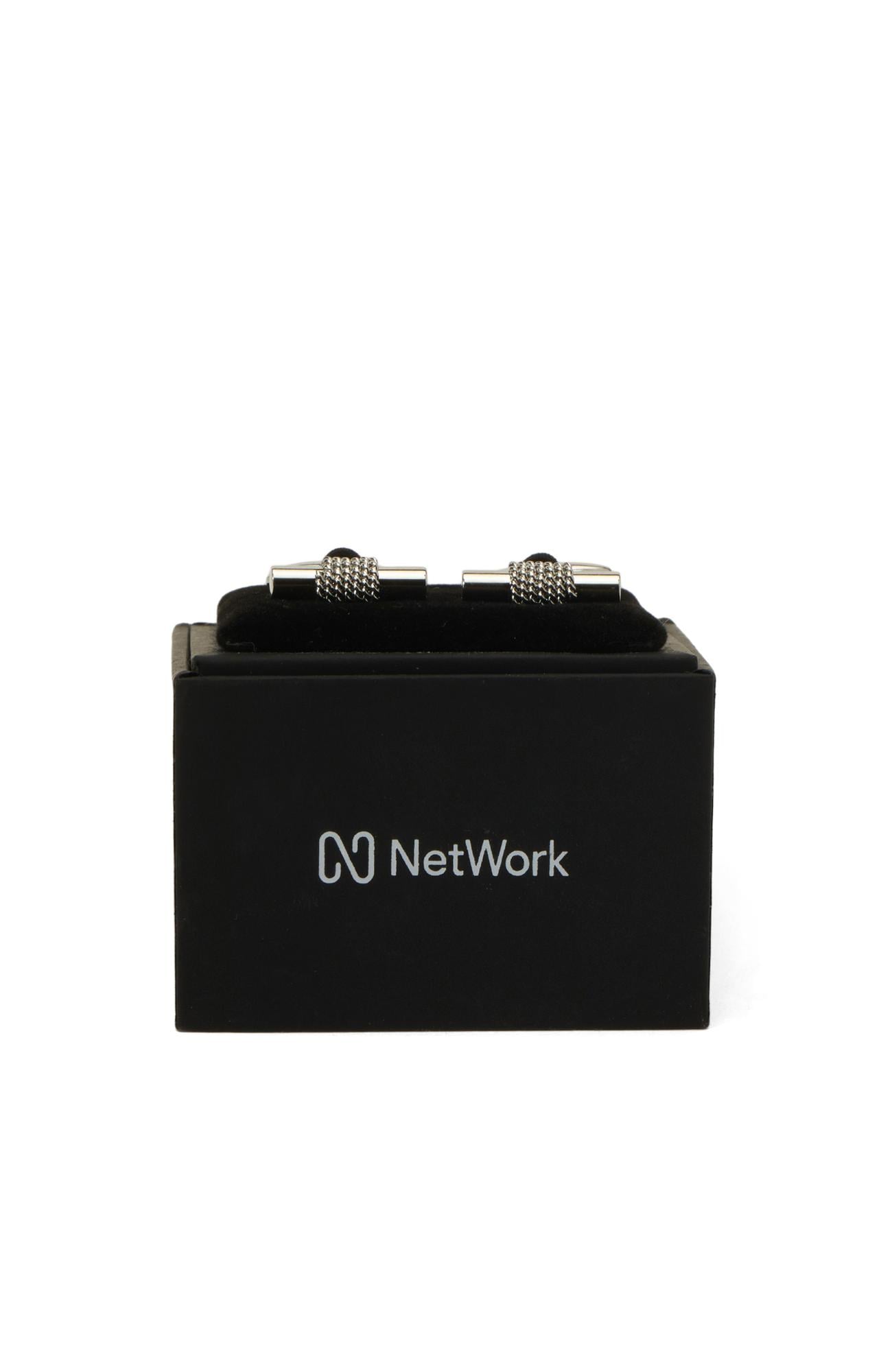 Network Erkek Silver Kol Düğmesi