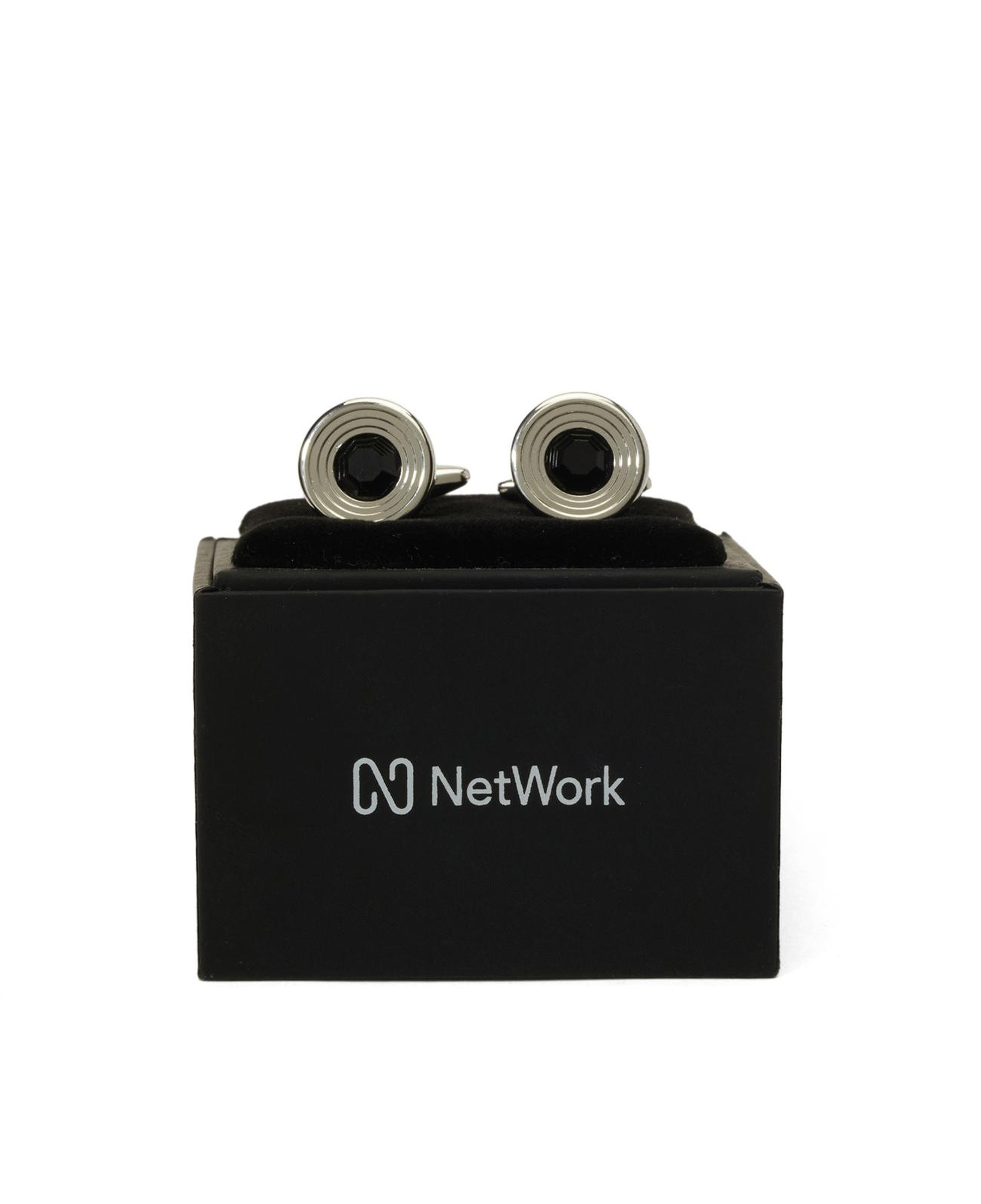 Network Erkek Silver Kol Düğmesi