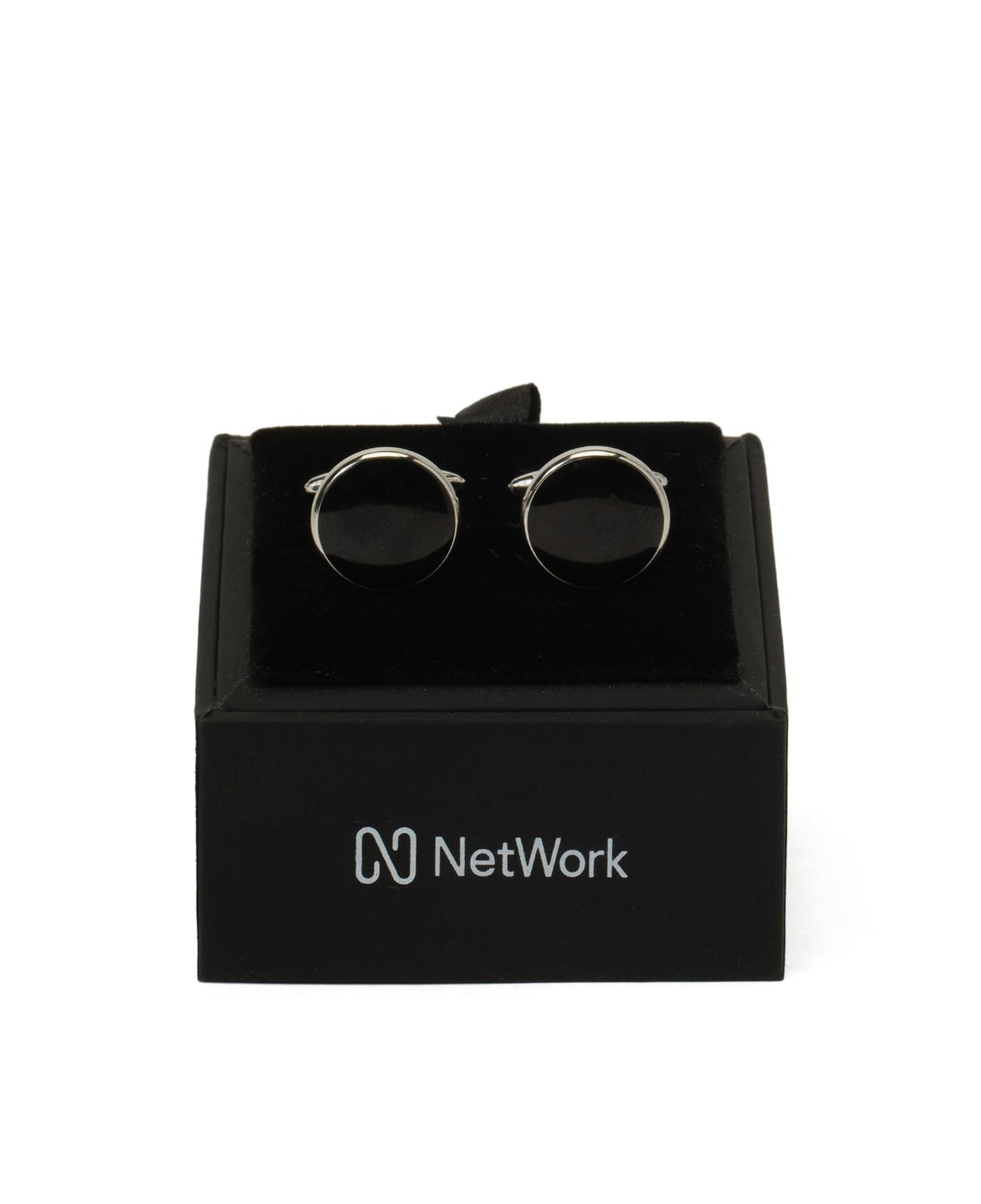 Network Erkek Silver Kol Düğmesi