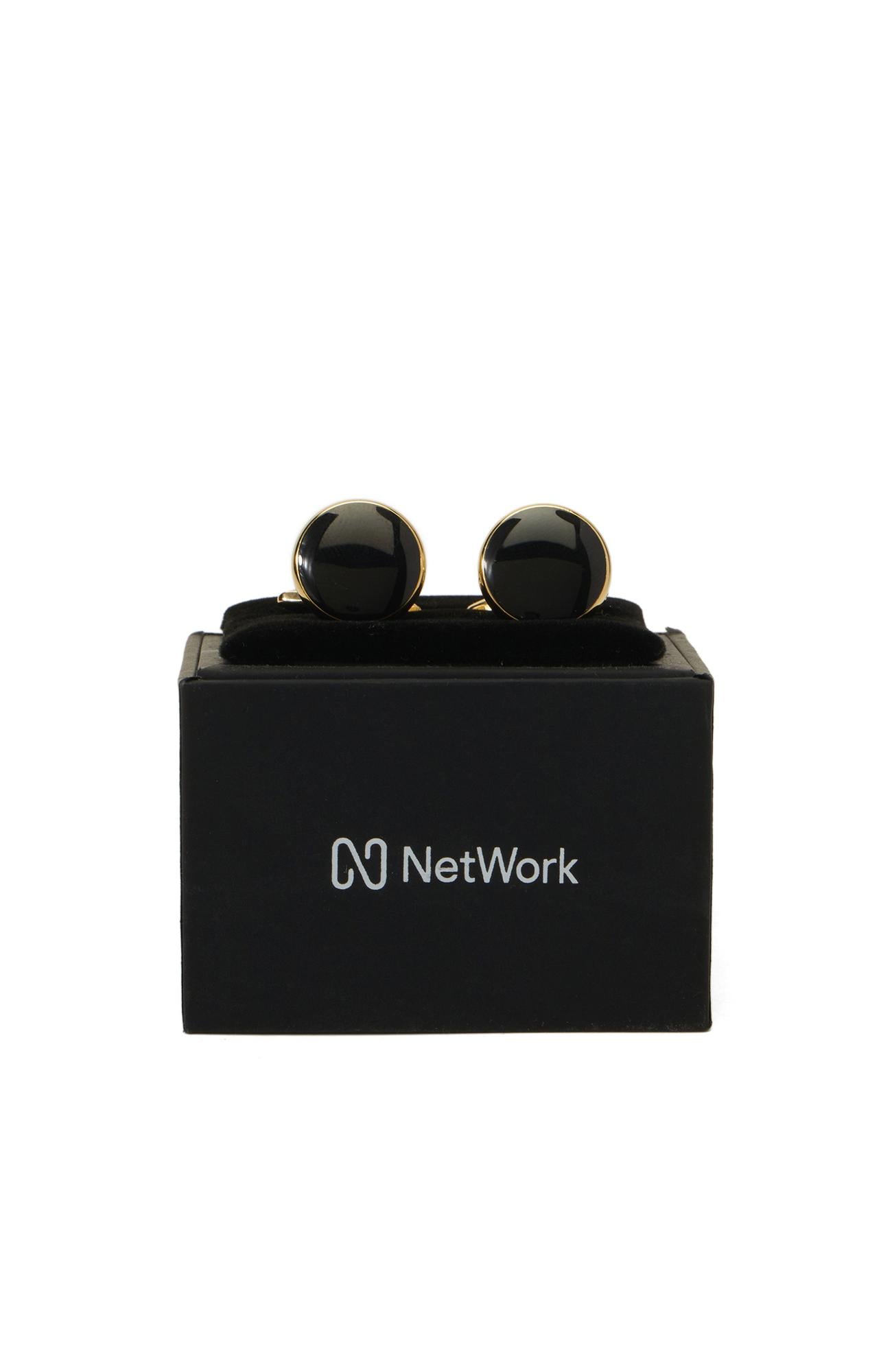 Network Erkek Gold Kol Düğmesi