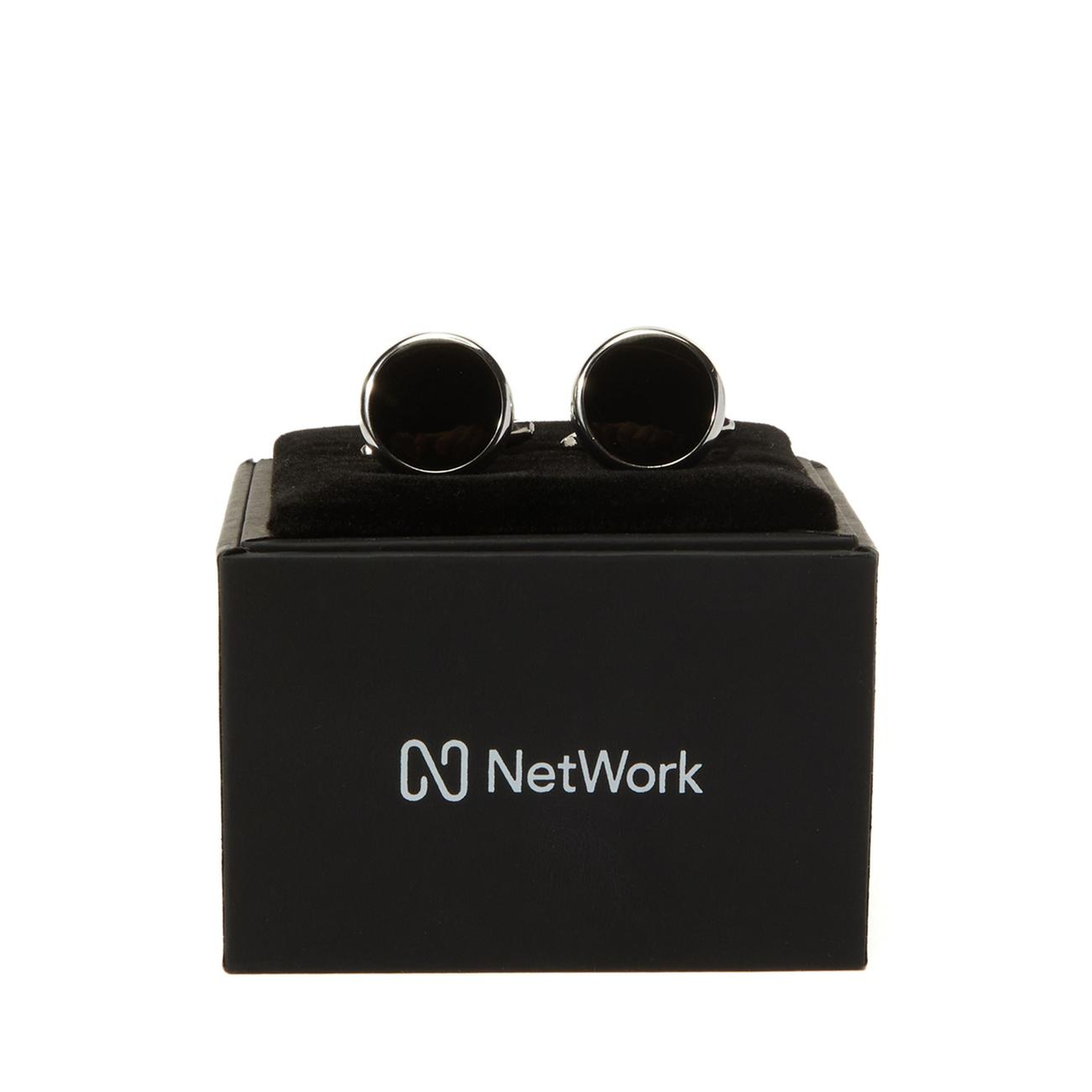 Network Erkek Silver Kol Düğmesi