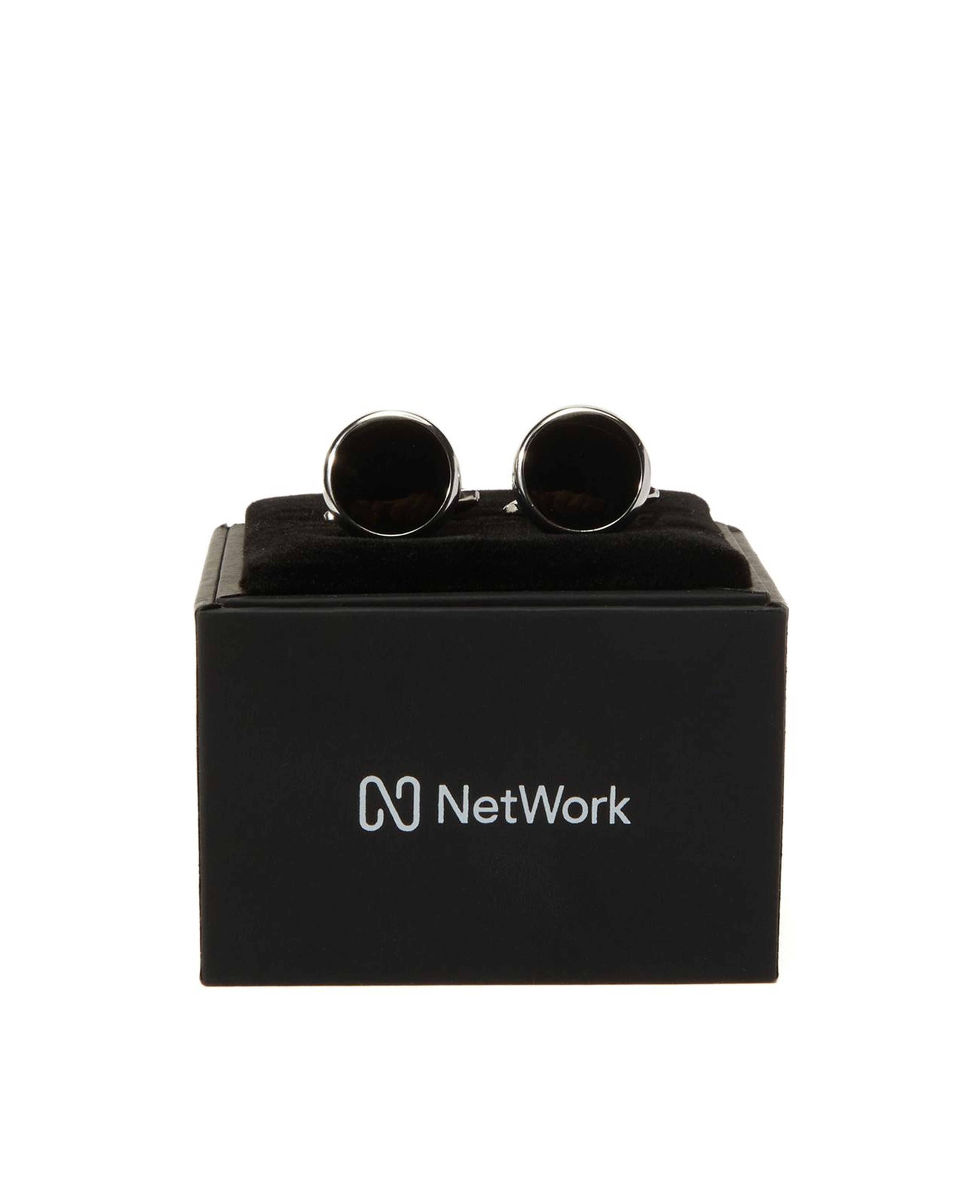 Network Erkek Silver Kol Düğmesi