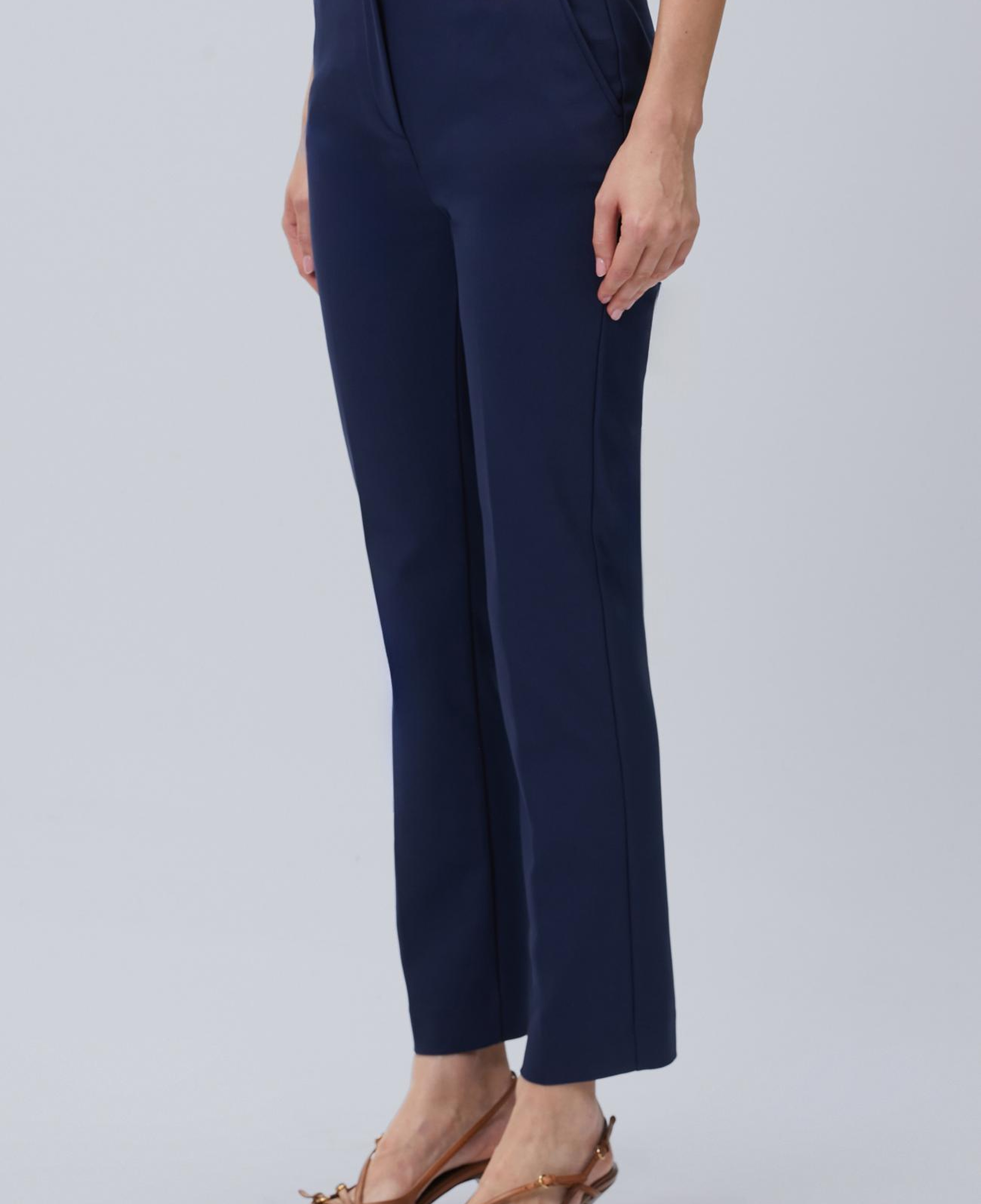 Network Kadın Lacivert Smart Casual Pantolon
