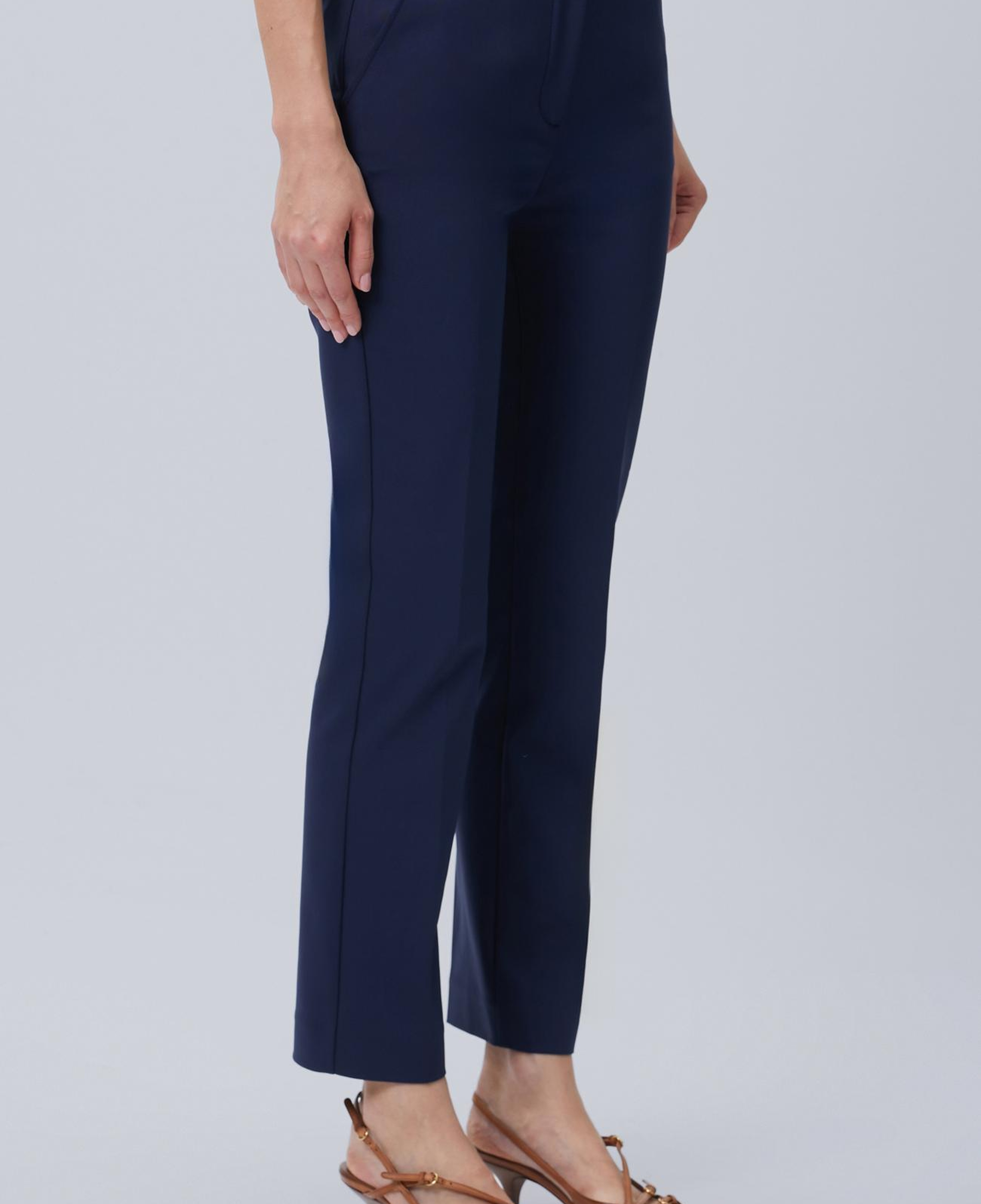 Network Kadın Lacivert Smart Casual Pantolon