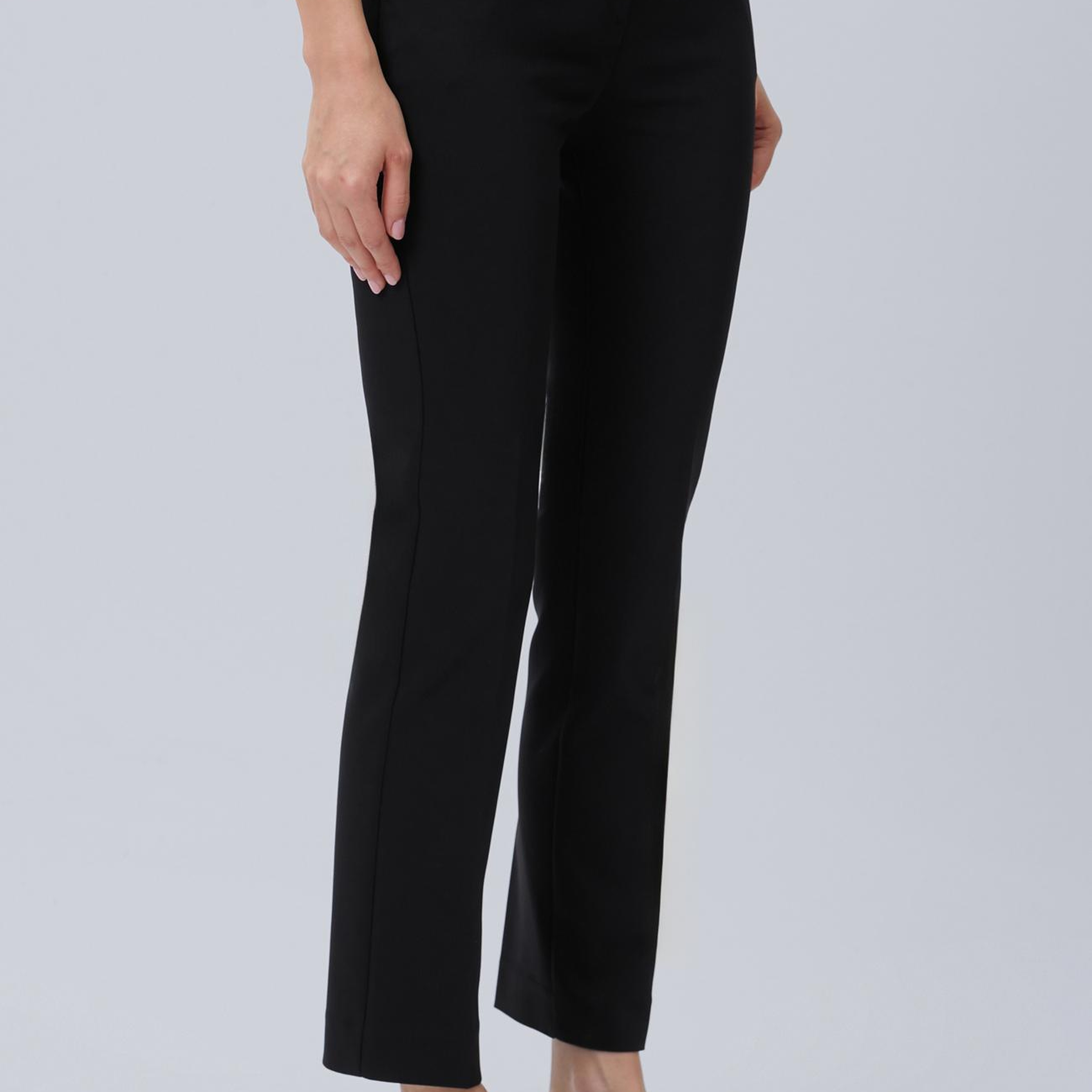 Network Kadın Siyah Smart Casual Pantolon