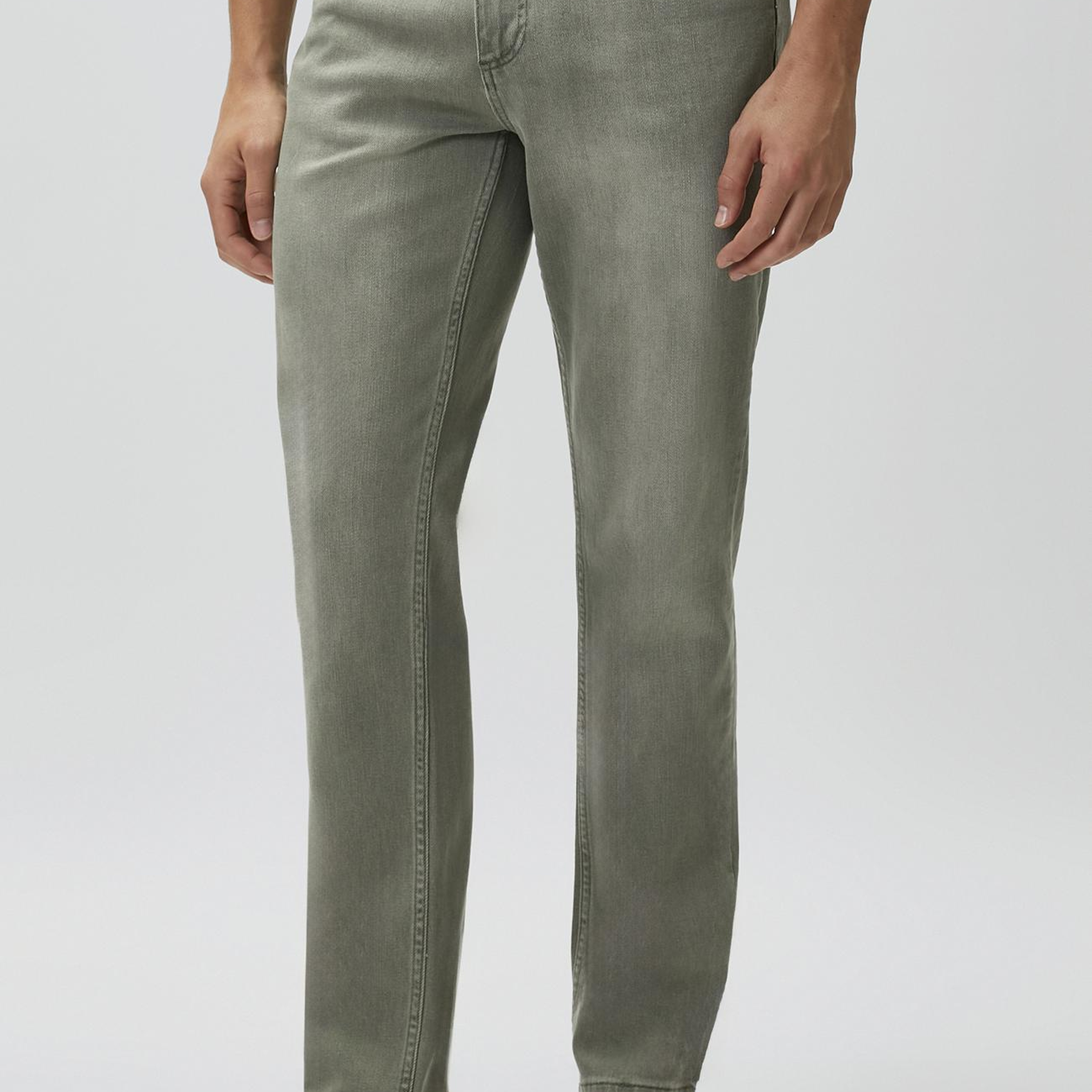 Network Erkek Haki Slim Fit Denim Pantolon