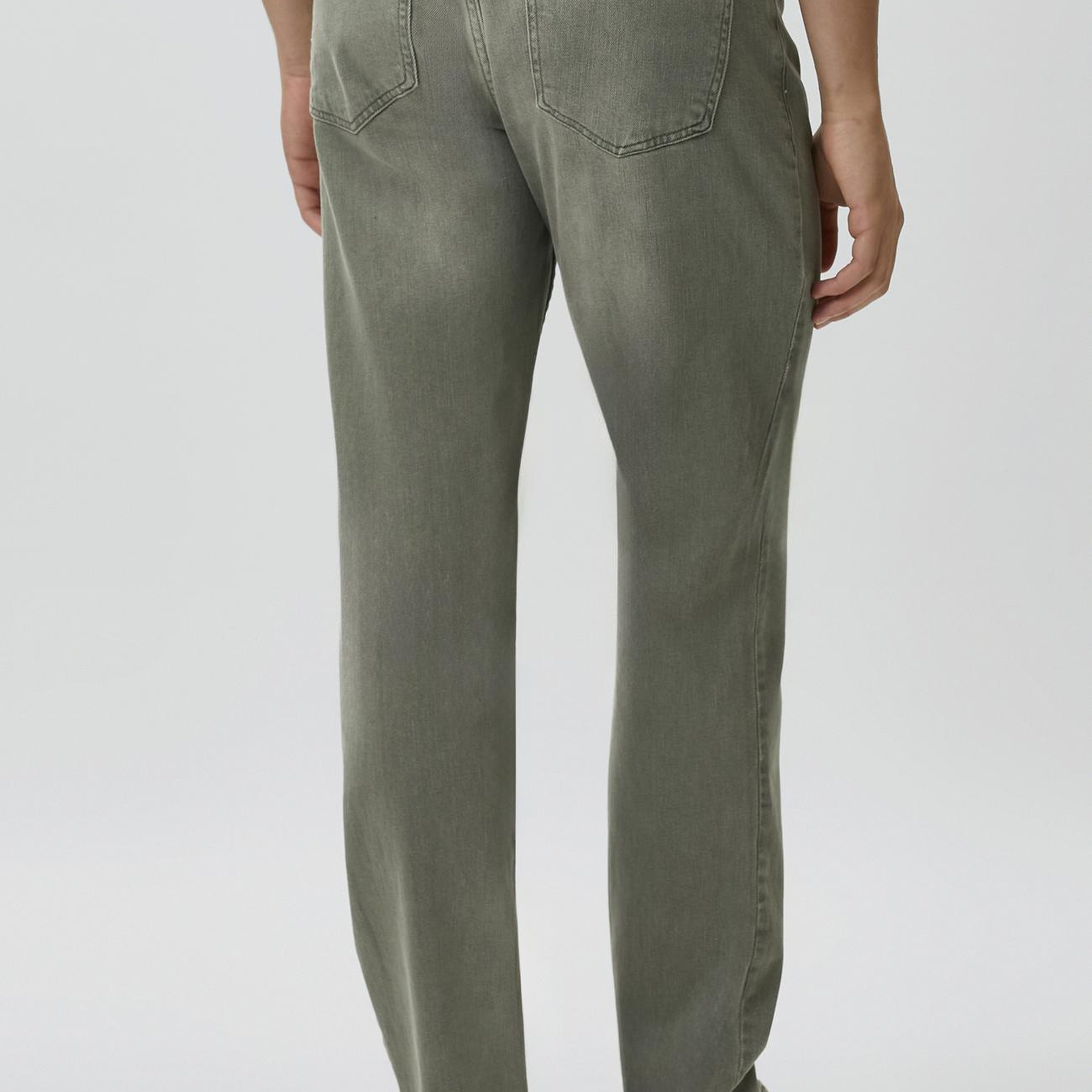 Network Erkek Haki Slim Fit Denim Pantolon