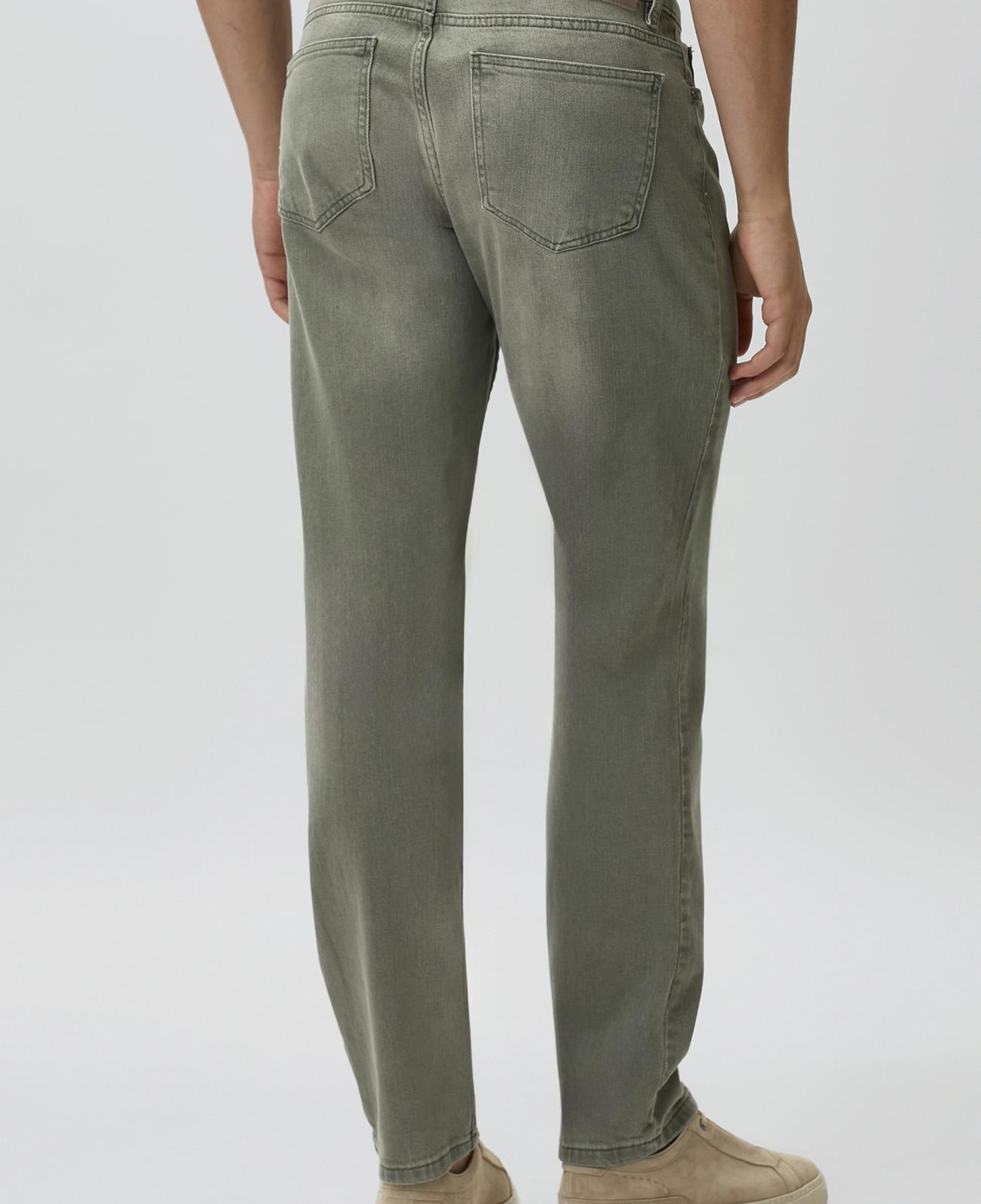 Network Erkek Haki Slim Fit Denim Pantolon