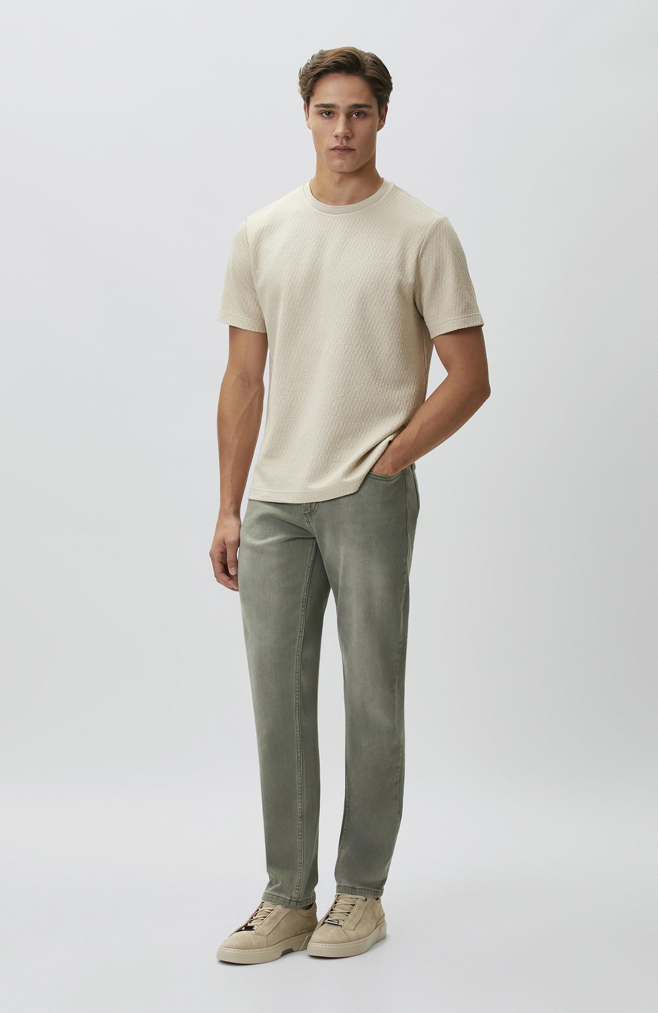 Network Erkek Haki Slim Fit Denim Pantolon