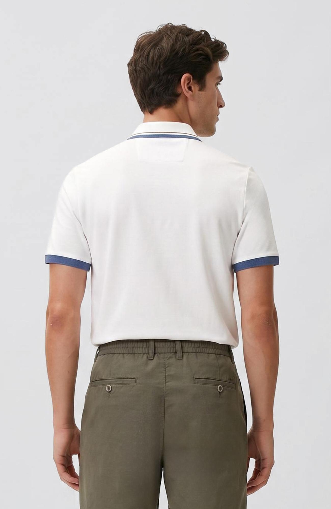 Network Erkek Ekru Polo Yaka Pike T-shirt
