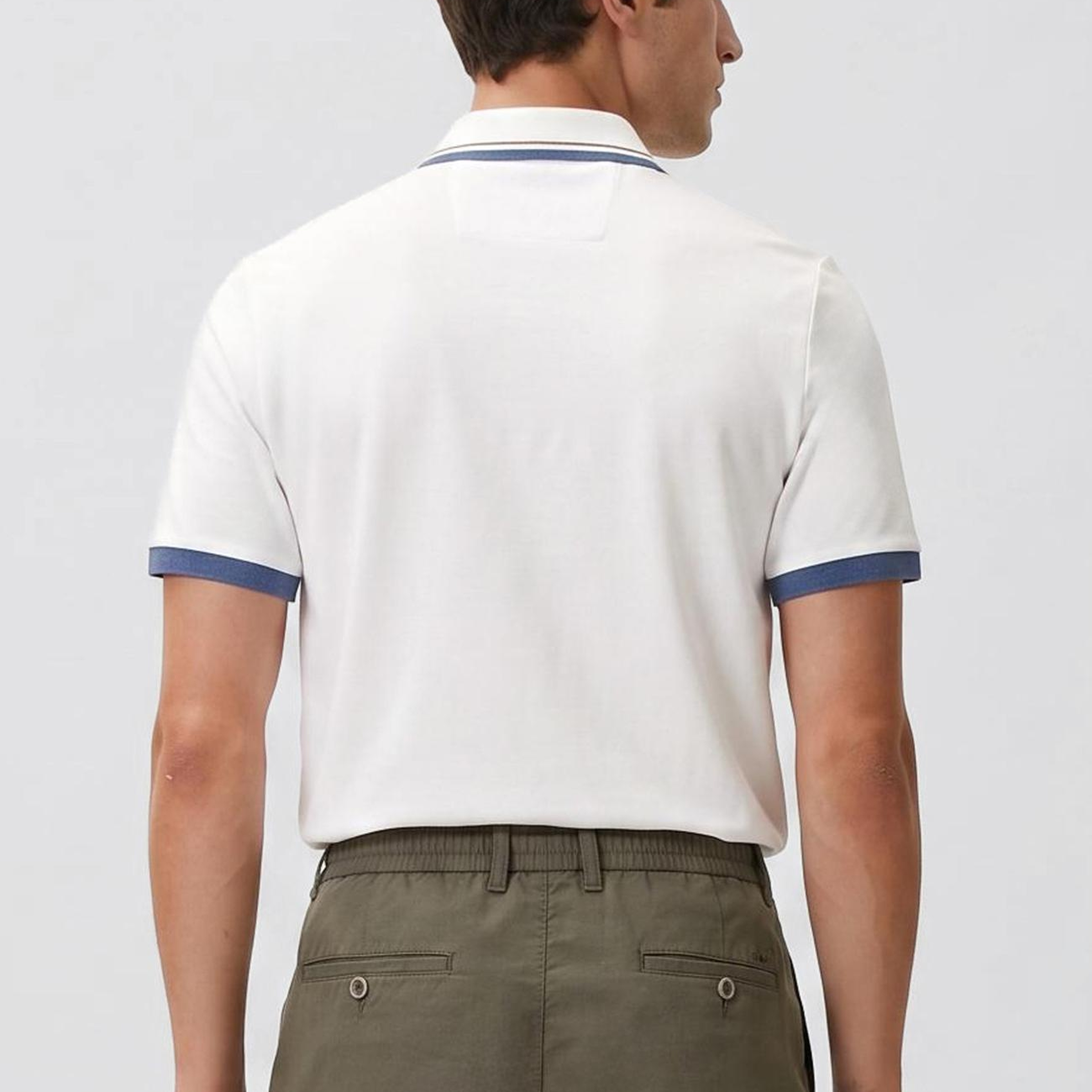 Network Erkek Ekru Polo Yaka Pike T-shirt