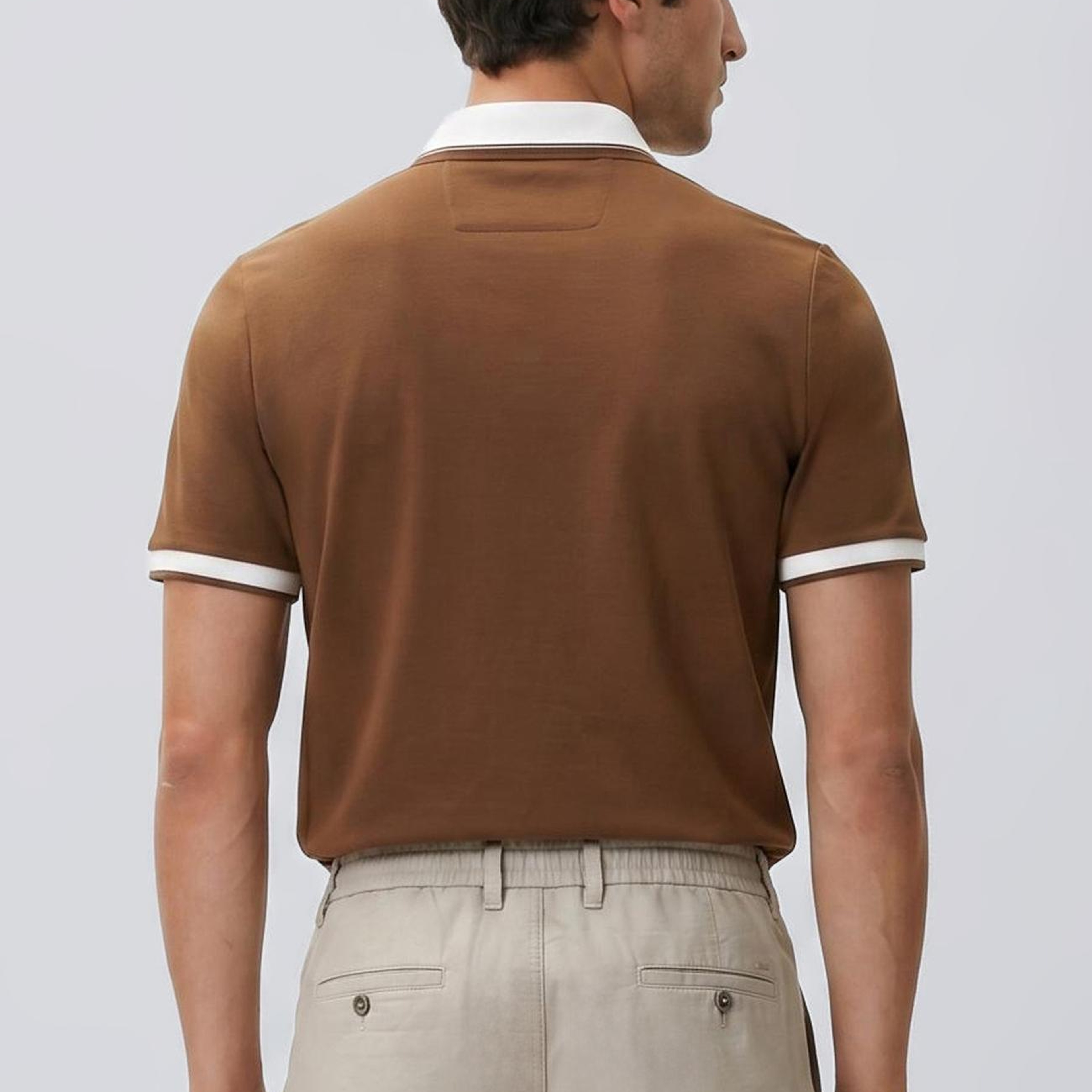Network Erkek Kahverengi Pike T-shirt