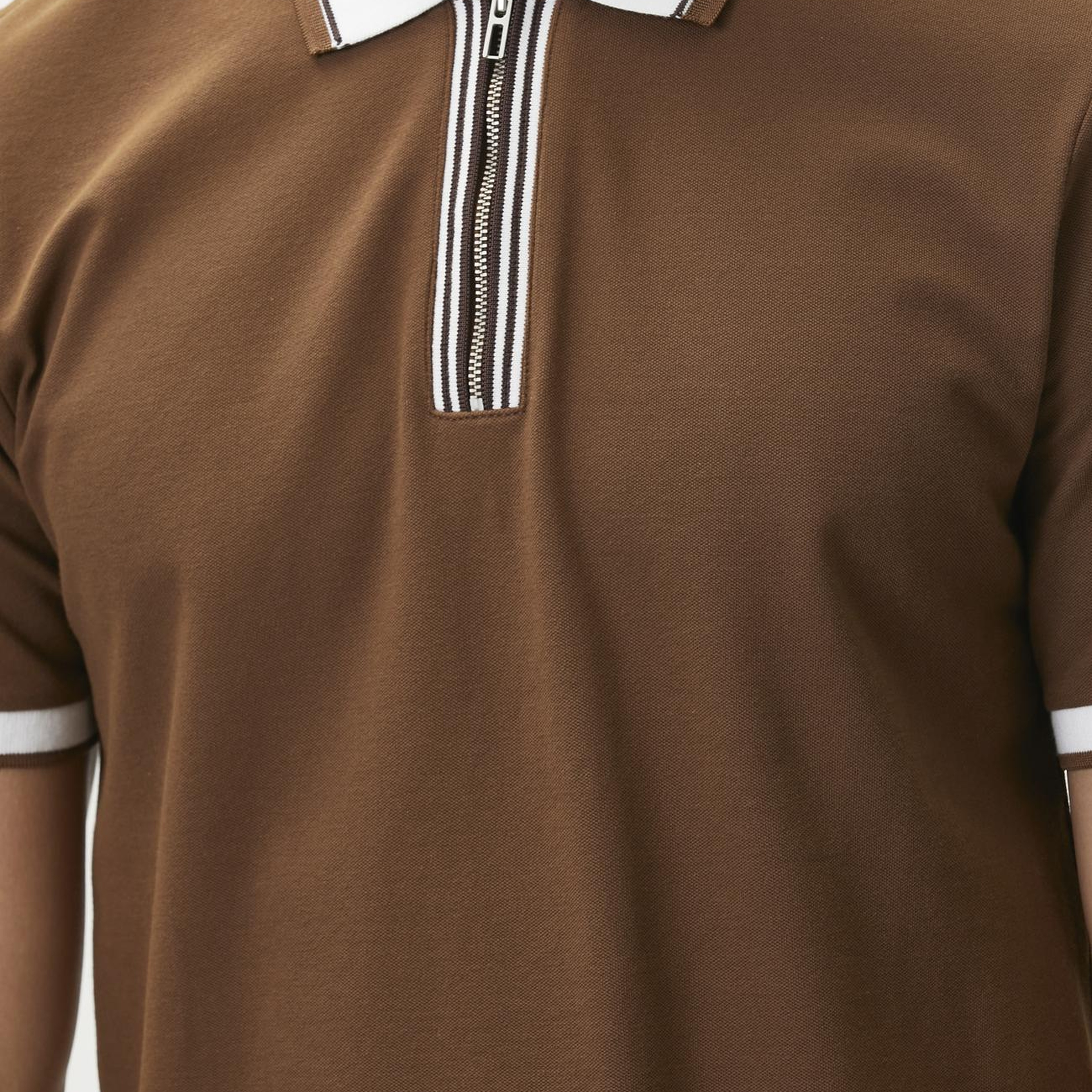 Network Erkek Kahverengi Pike T-shirt