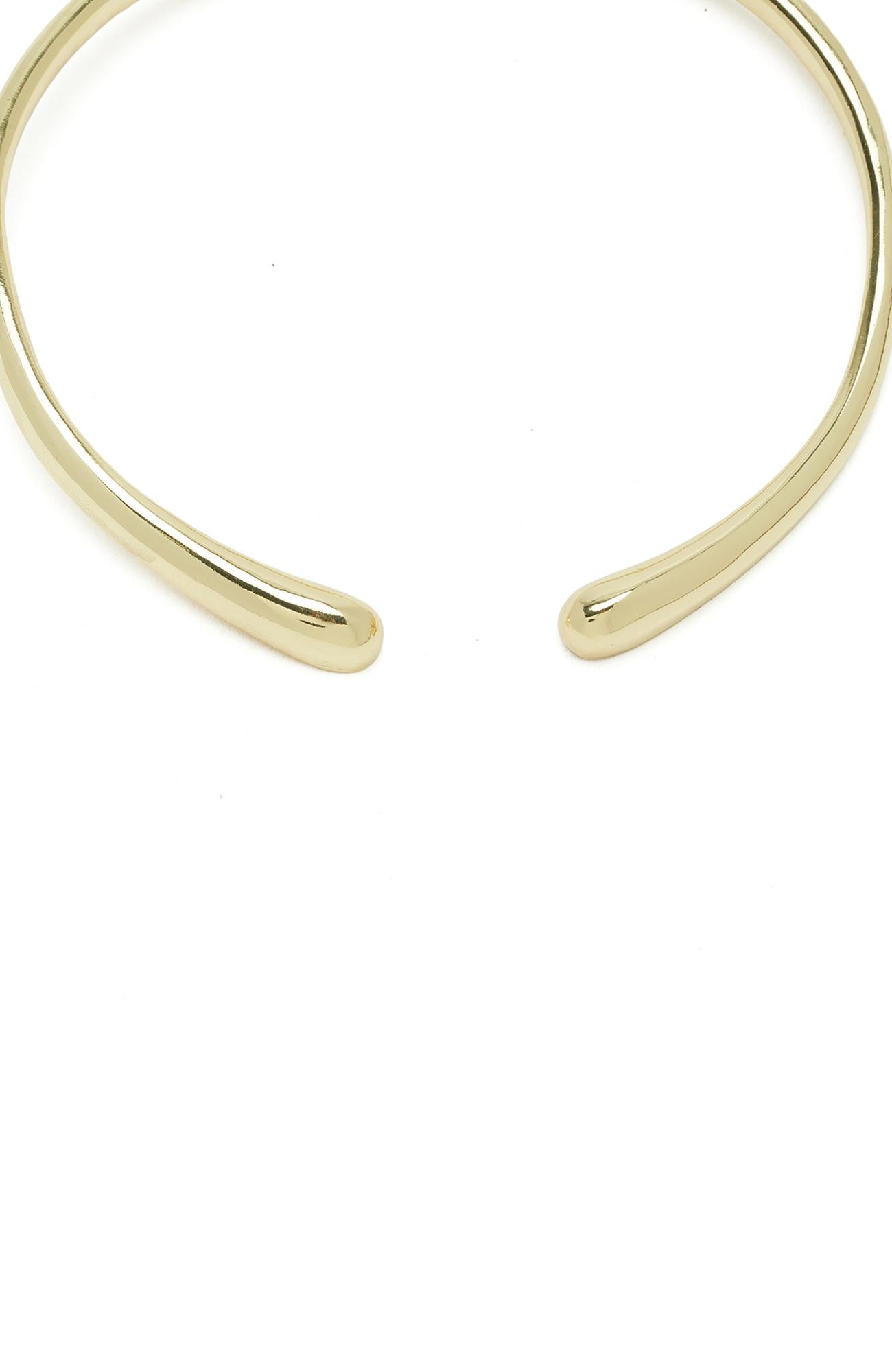 Network Kadın Gold Cuff Detaylı Kolye