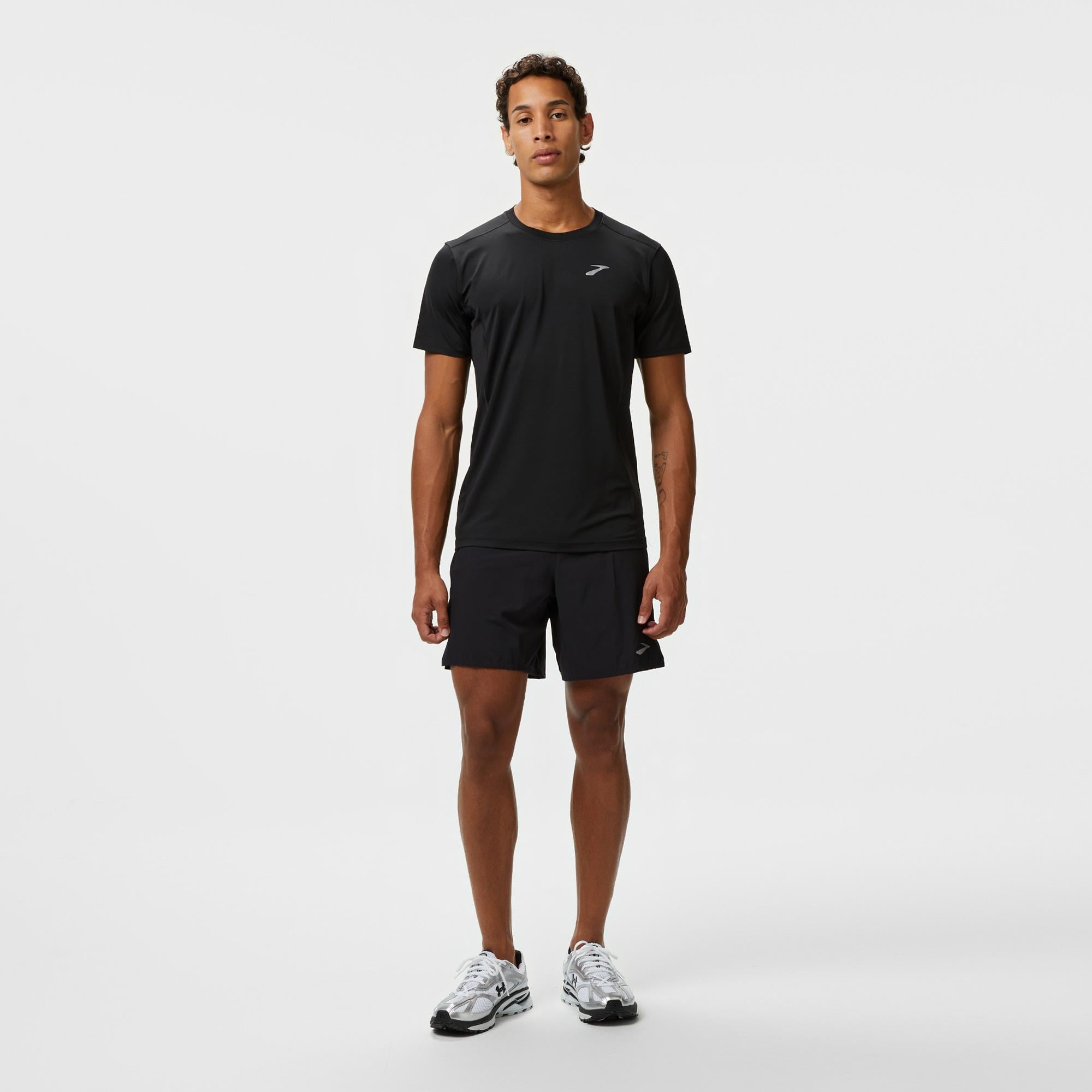 Brooks Journey 7 2-in-1 Erkek Siyah Koşu Şortu