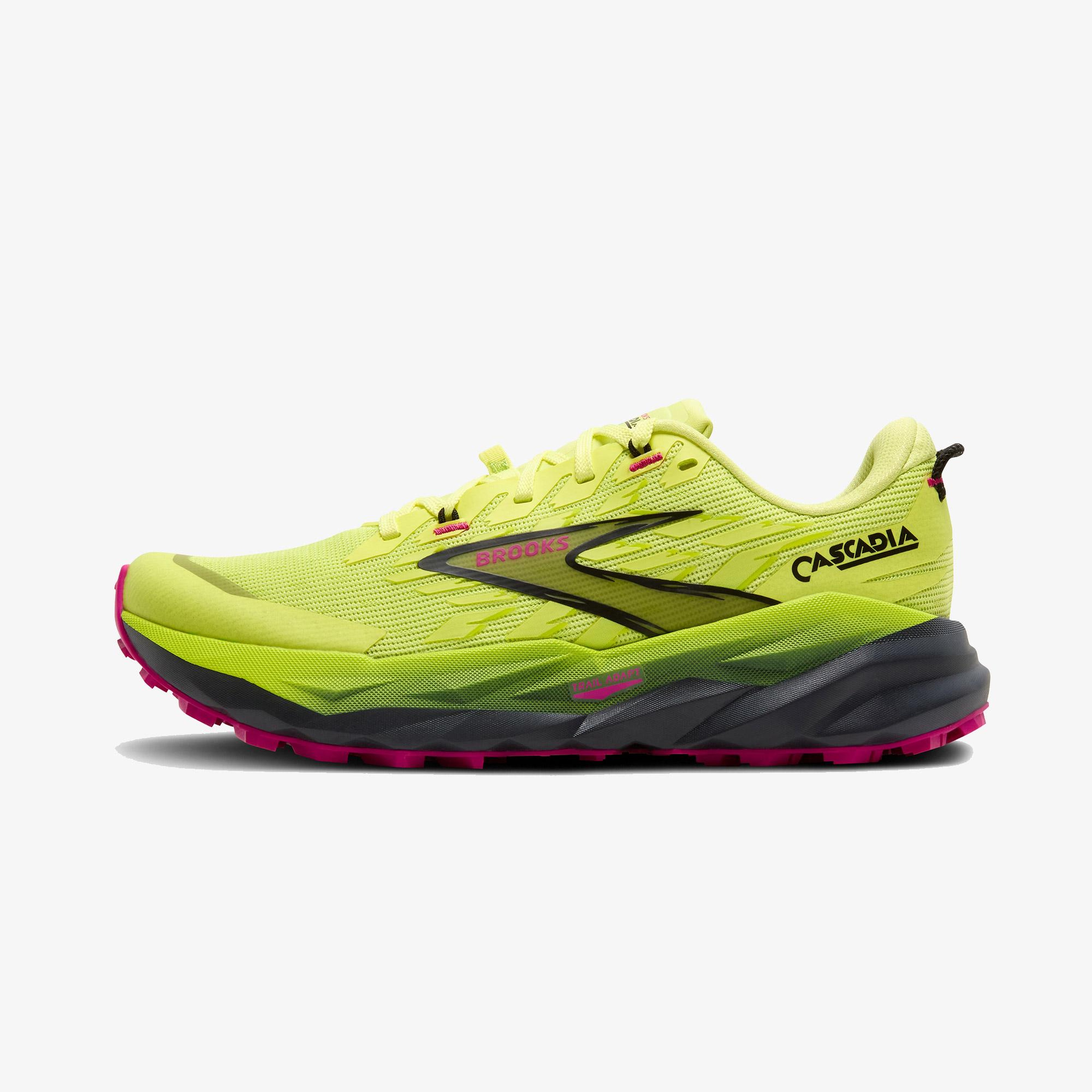 Brooks Cascadia 19 Kadın Sarı Koşu Ayakkabısı