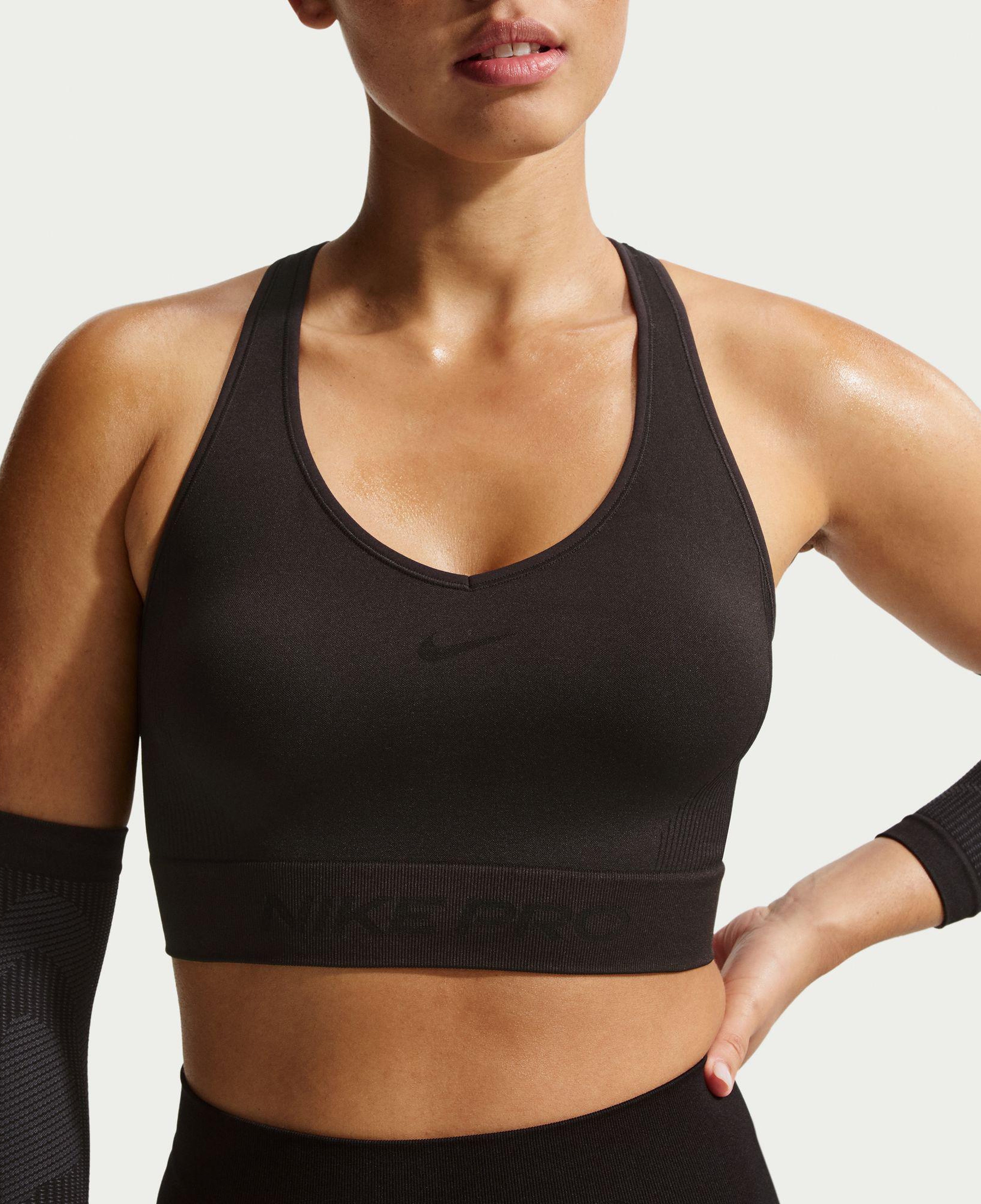 Nike Pro Dri-Fit Seamless Kadın Siyah Crop