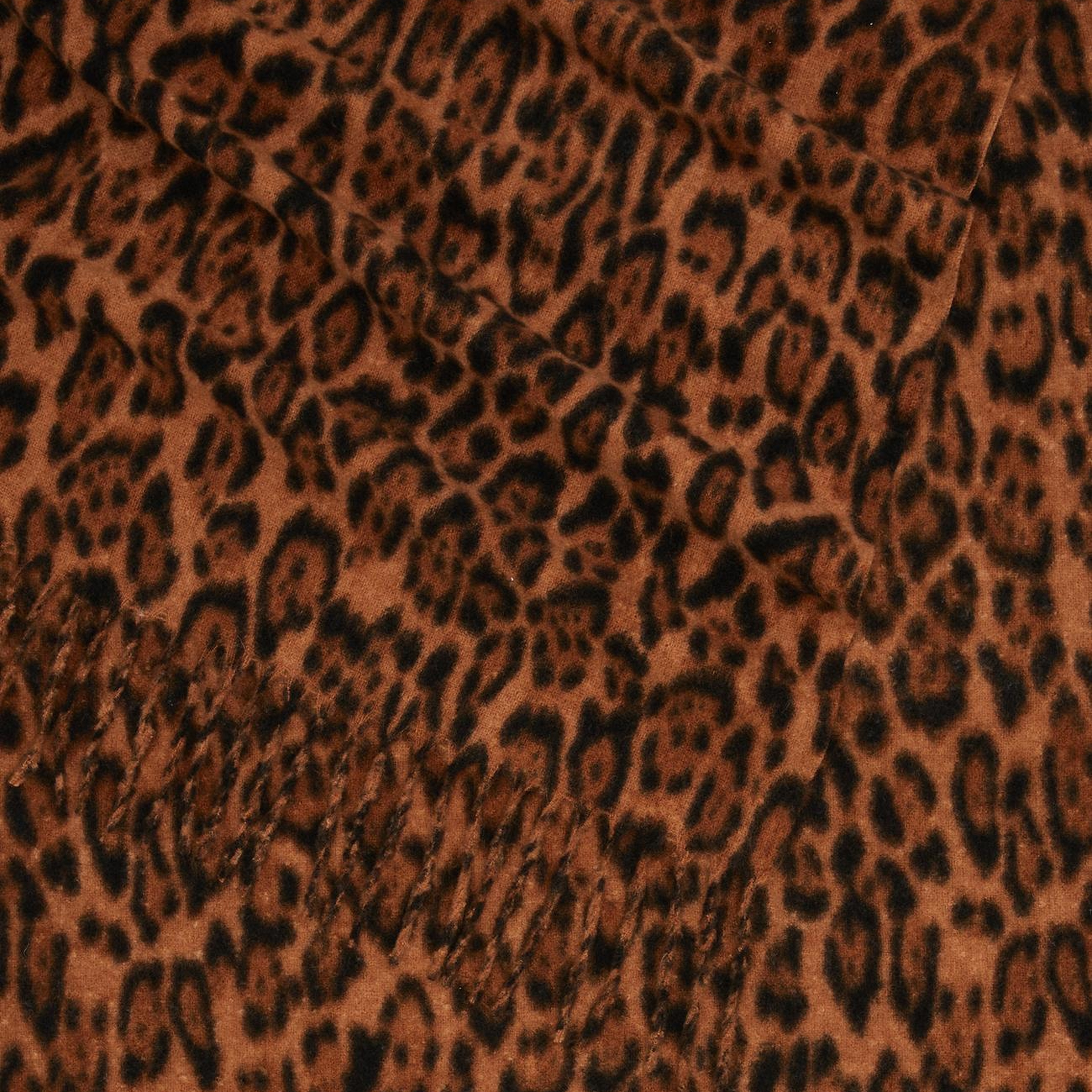 Network Kadın Kahverengi Leopar Şal