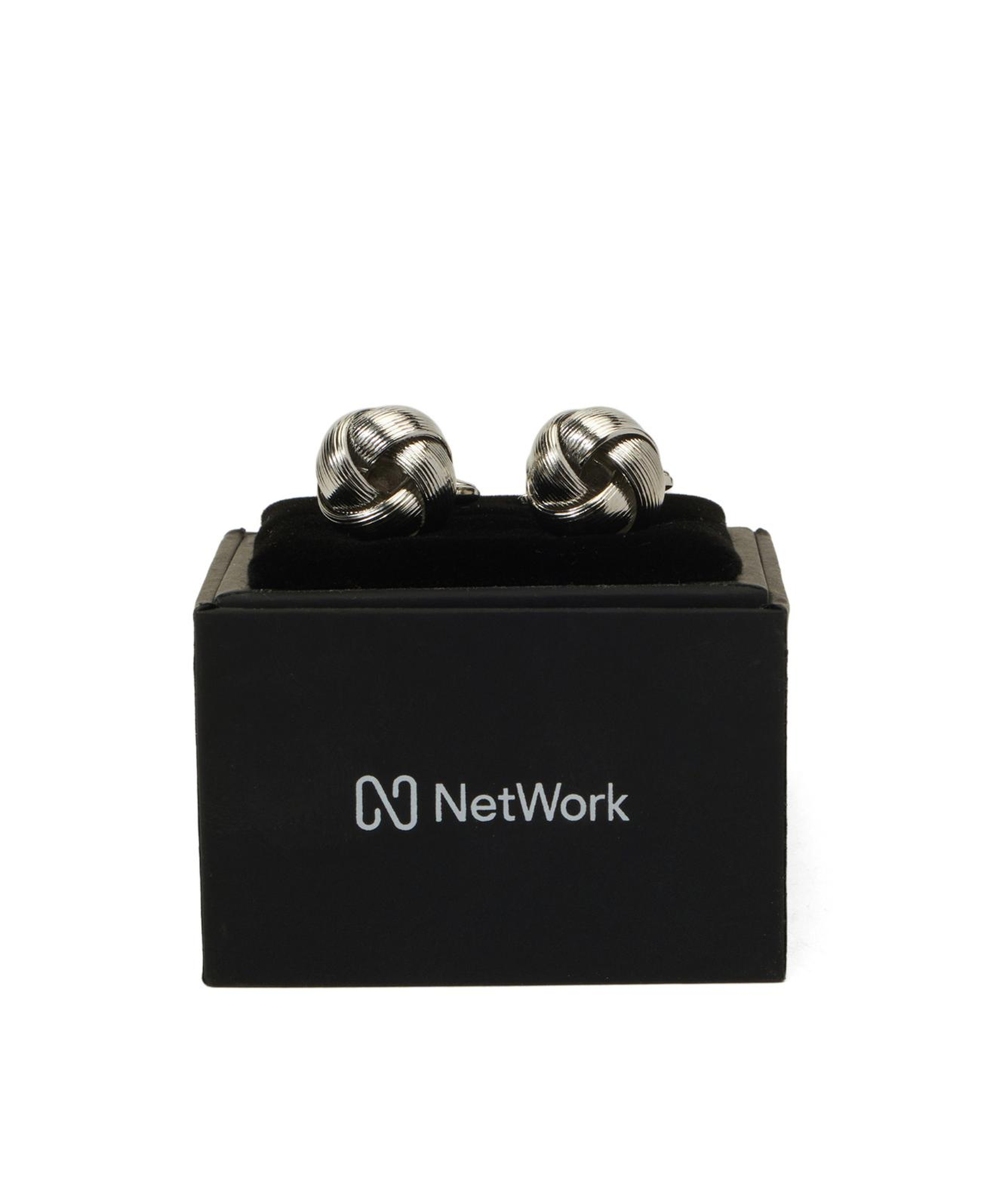 Network Erkek Silver Kol Düğmesi