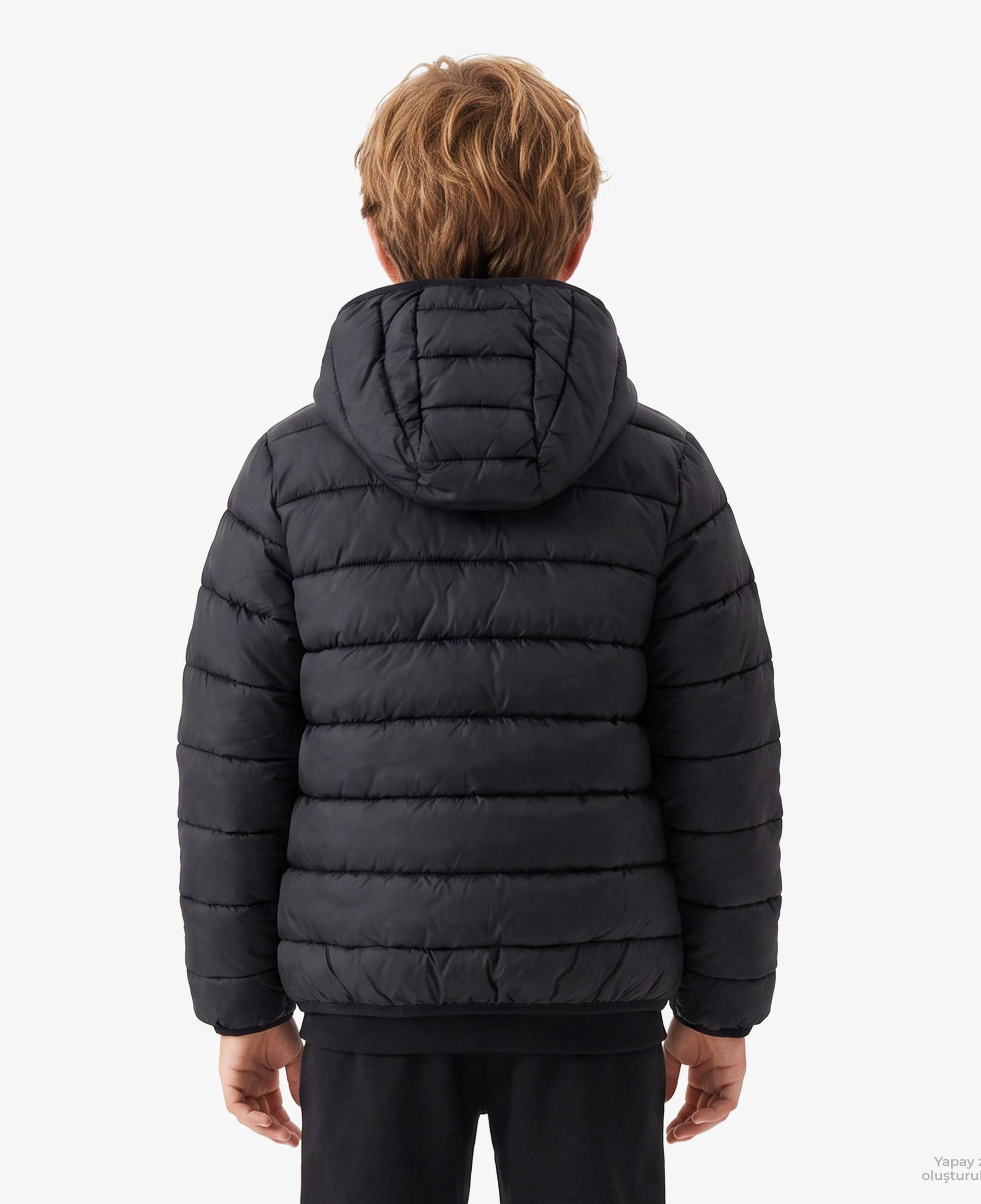 Calvin Klein Monogram Light Padded Çocuk Siyah Other Ceket