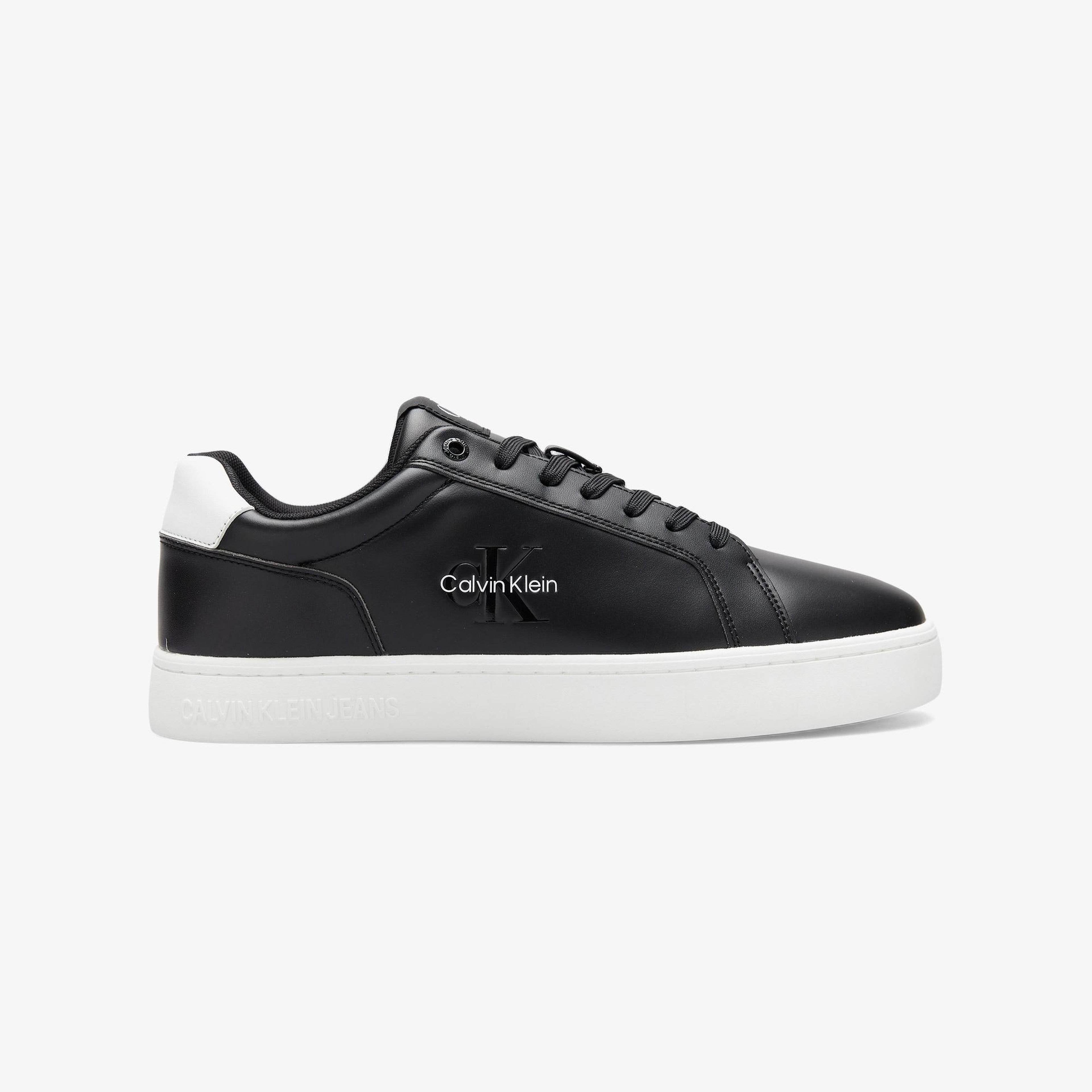 Calvin Klein Classic Cupsole Mono Erkek Siyah Sneaker
