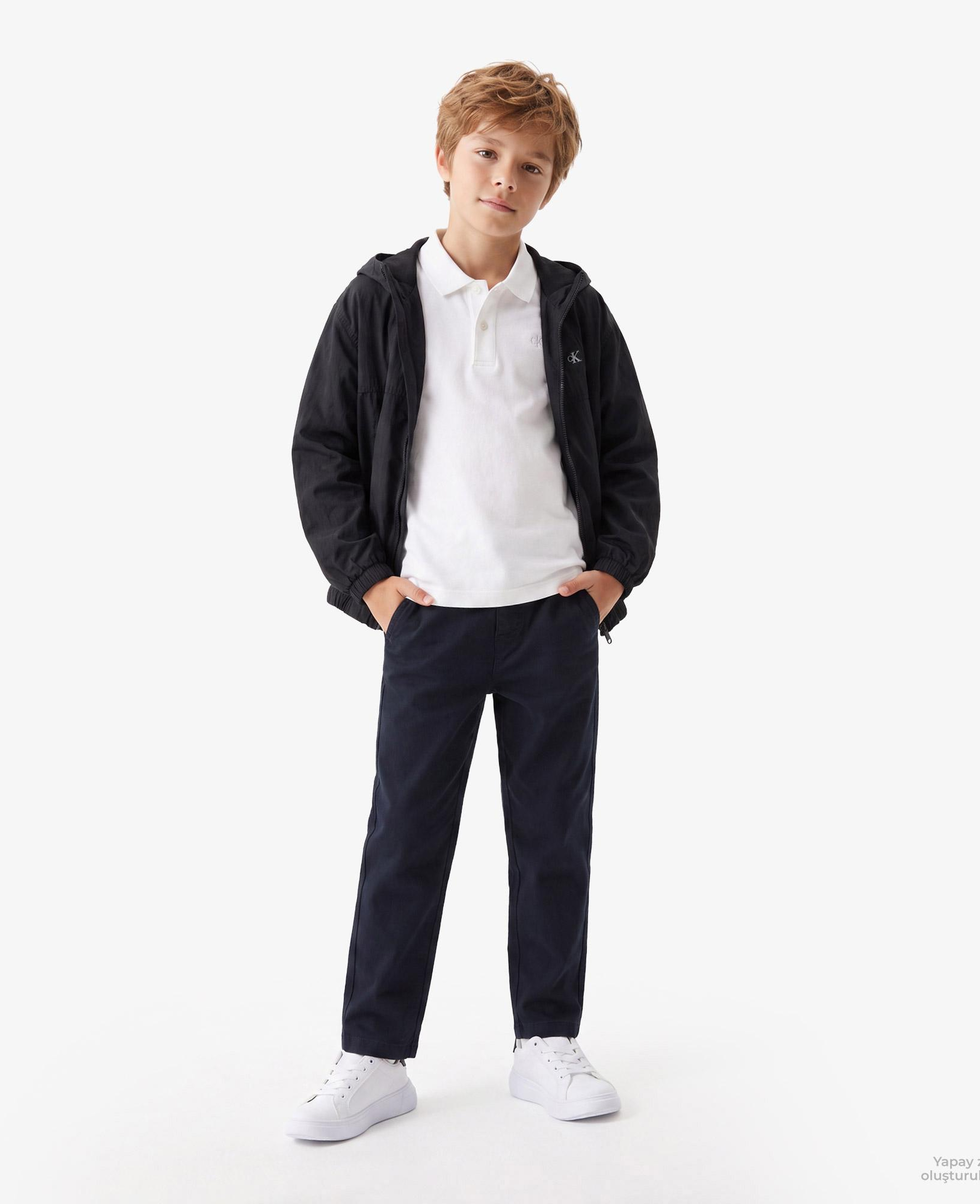 Calvin Klein Mini Me Çocuk Siyah Rüzgarlık