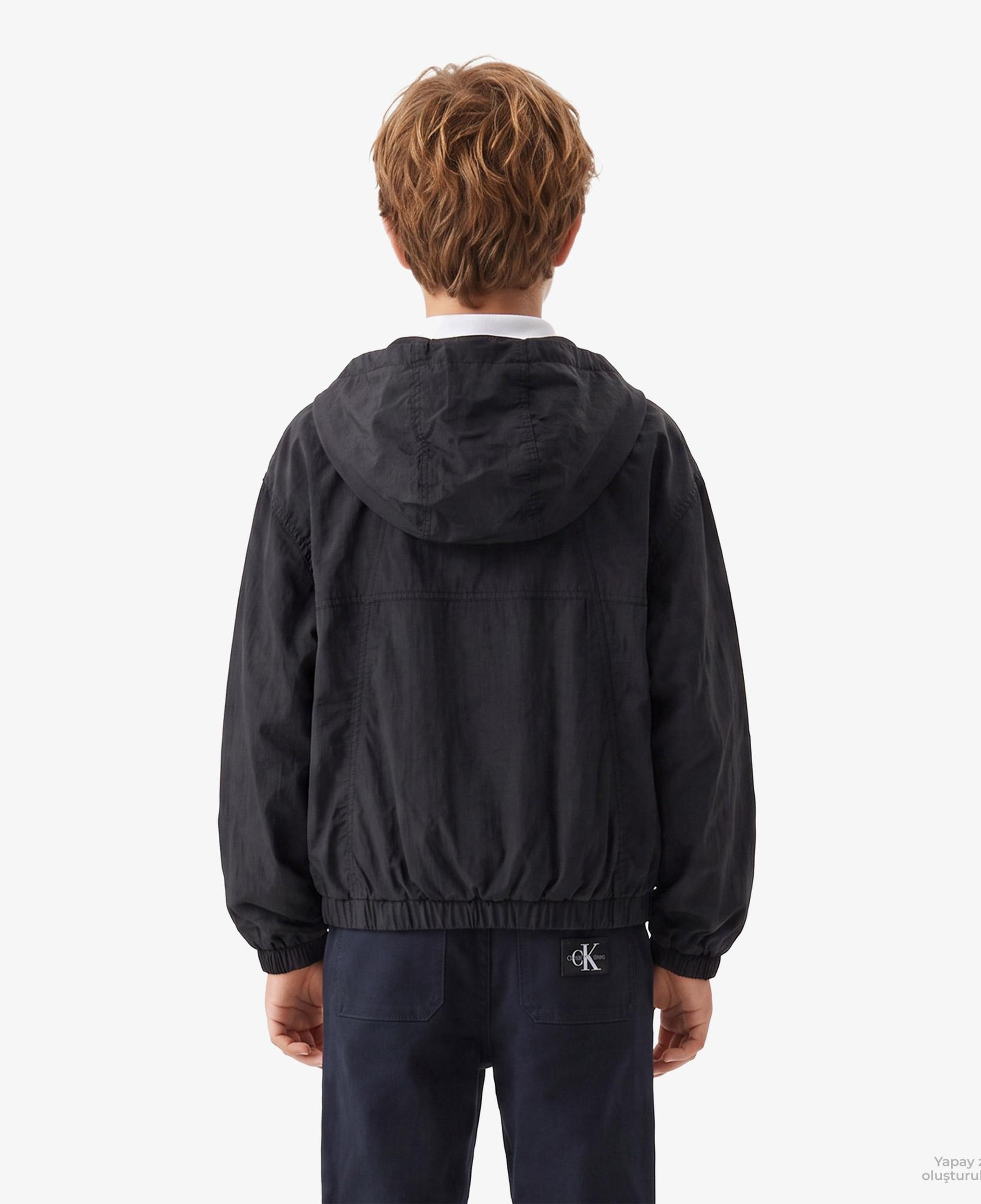 Calvin Klein Mini Me Çocuk Siyah Rüzgarlık