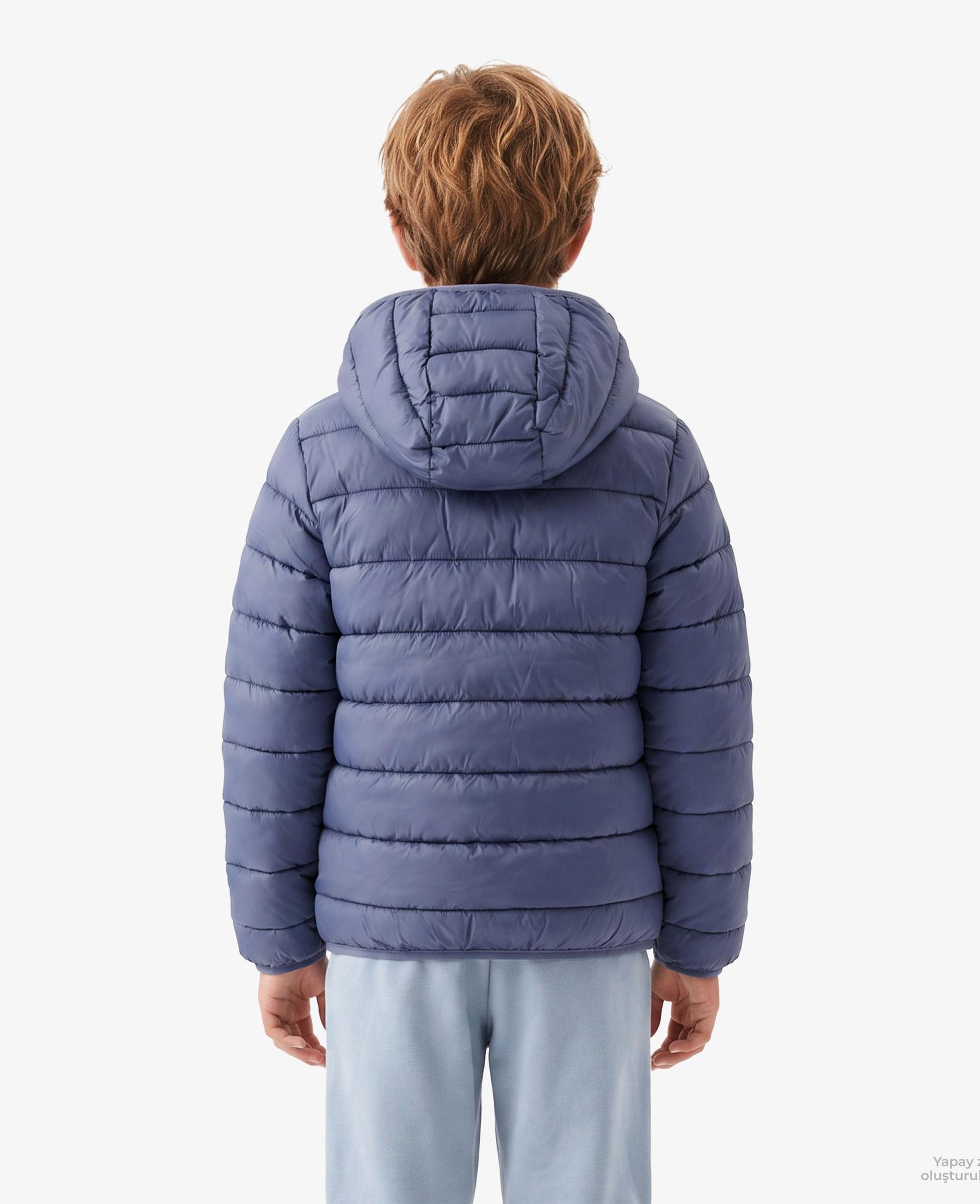 Calvin Klein Monogram Light Padded Çocuk Mavi Other Ceket