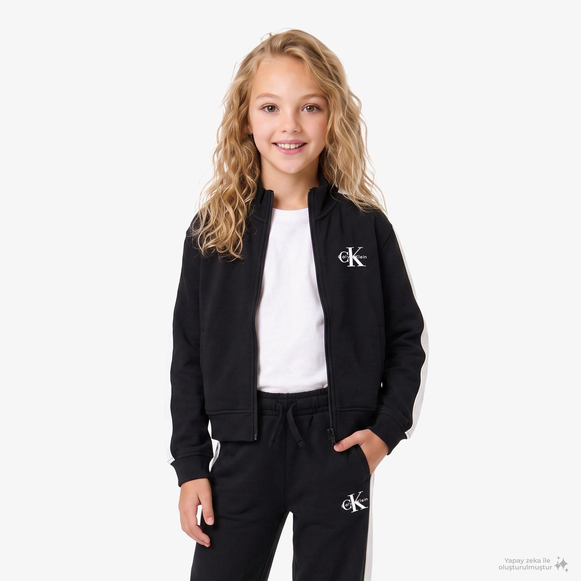 Calvin Klein Mini Me Trackset Çocuk Siyah Hediye Seti