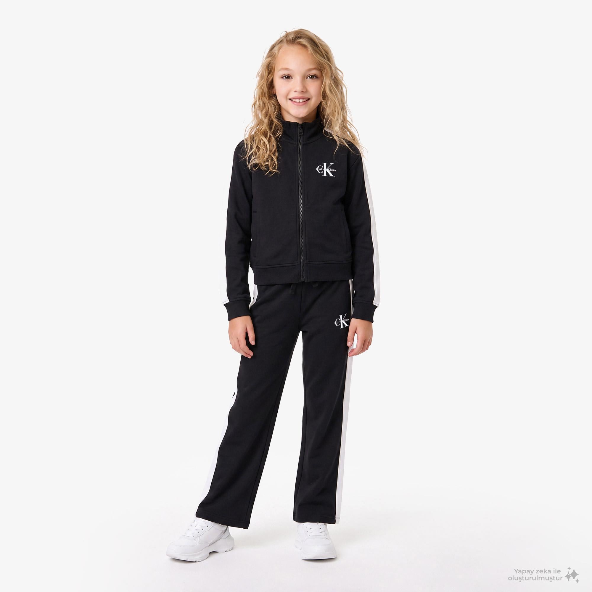Calvin Klein Mini Me Trackset Çocuk Siyah Hediye Seti