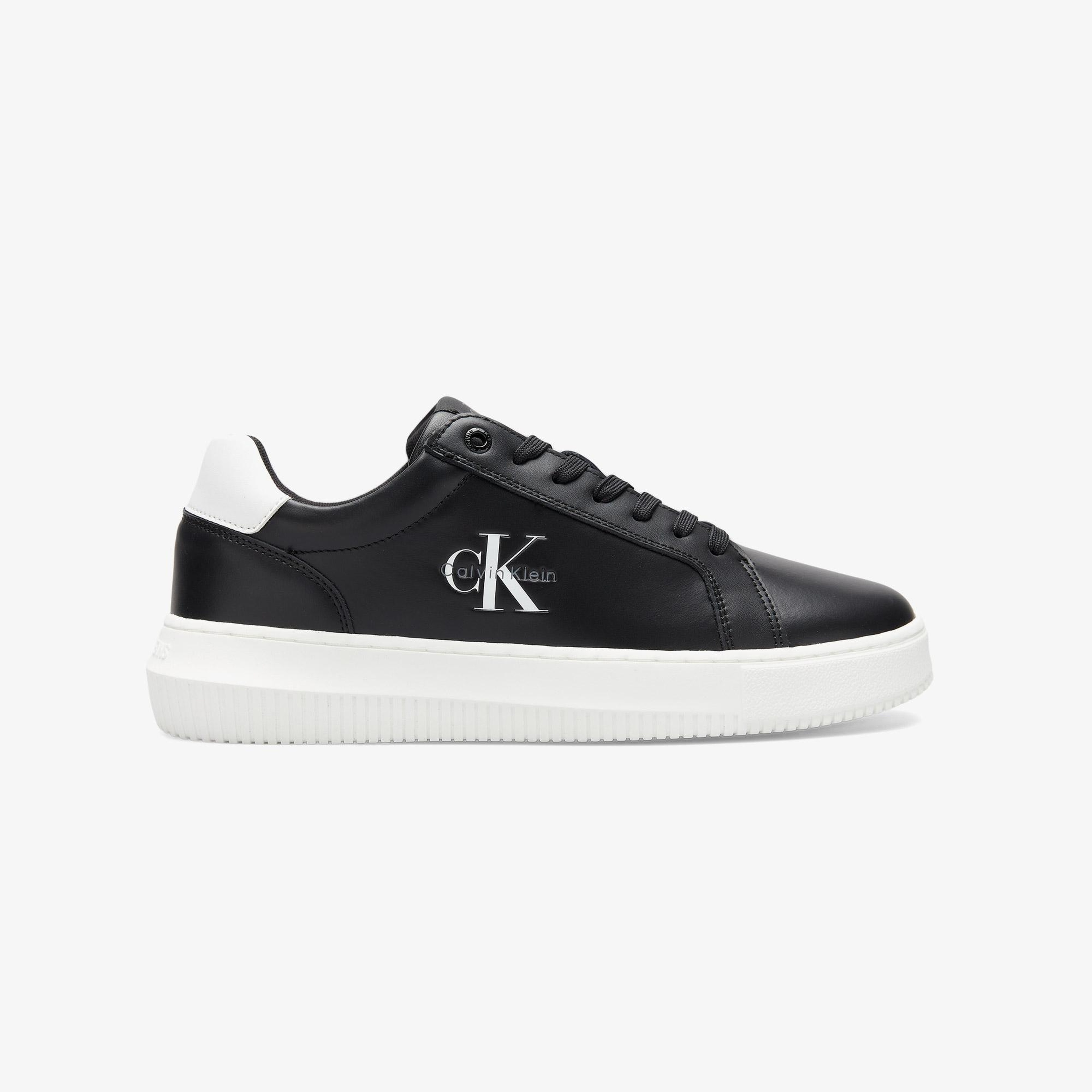 Calvin Klein Chunky Cupsole Mono Erkek Siyah Sneaker