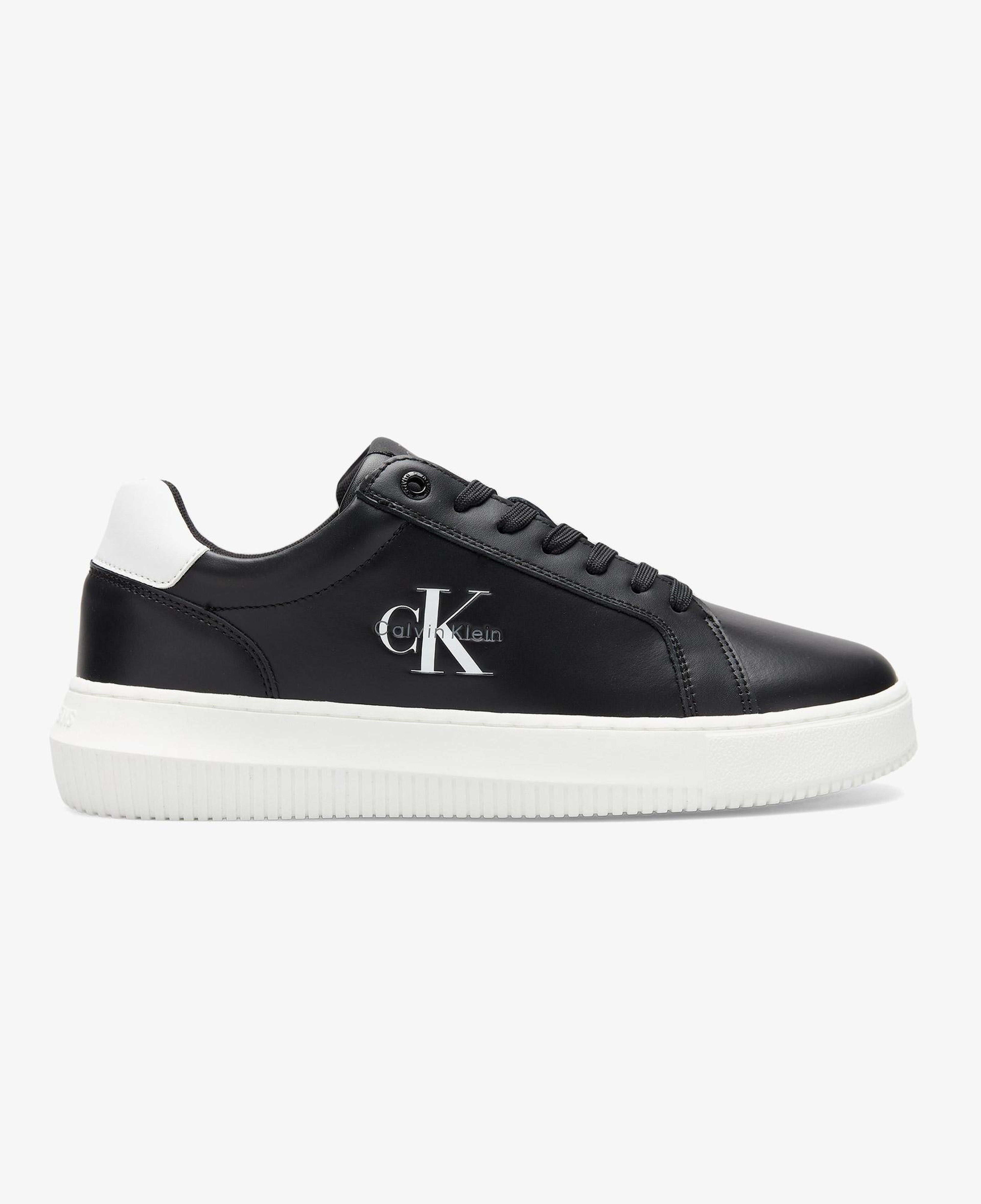Calvin Klein Chunky Cupsole Mono Erkek Siyah Sneaker