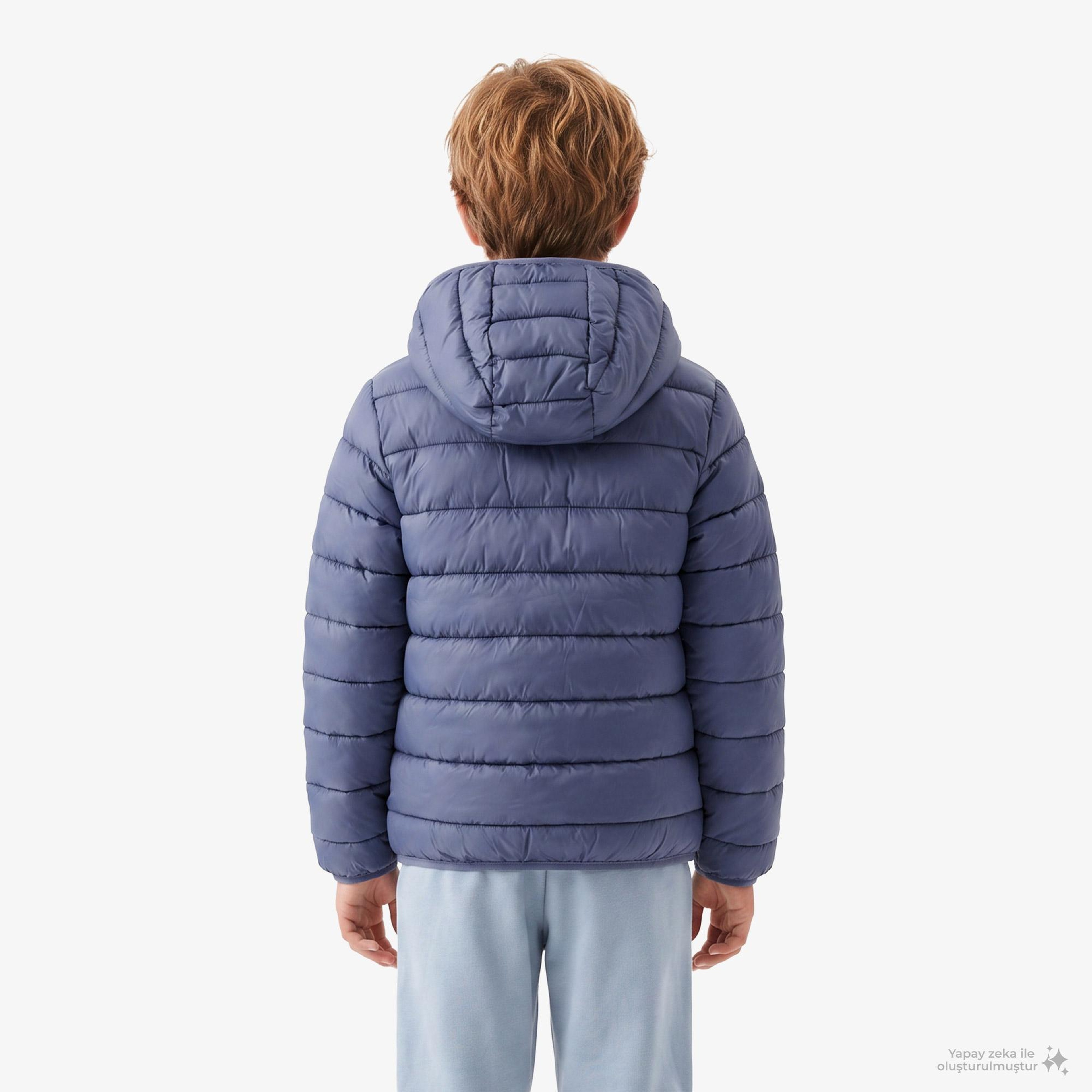 Calvin Klein Monogram Light Padded Çocuk Mavi Other Ceket