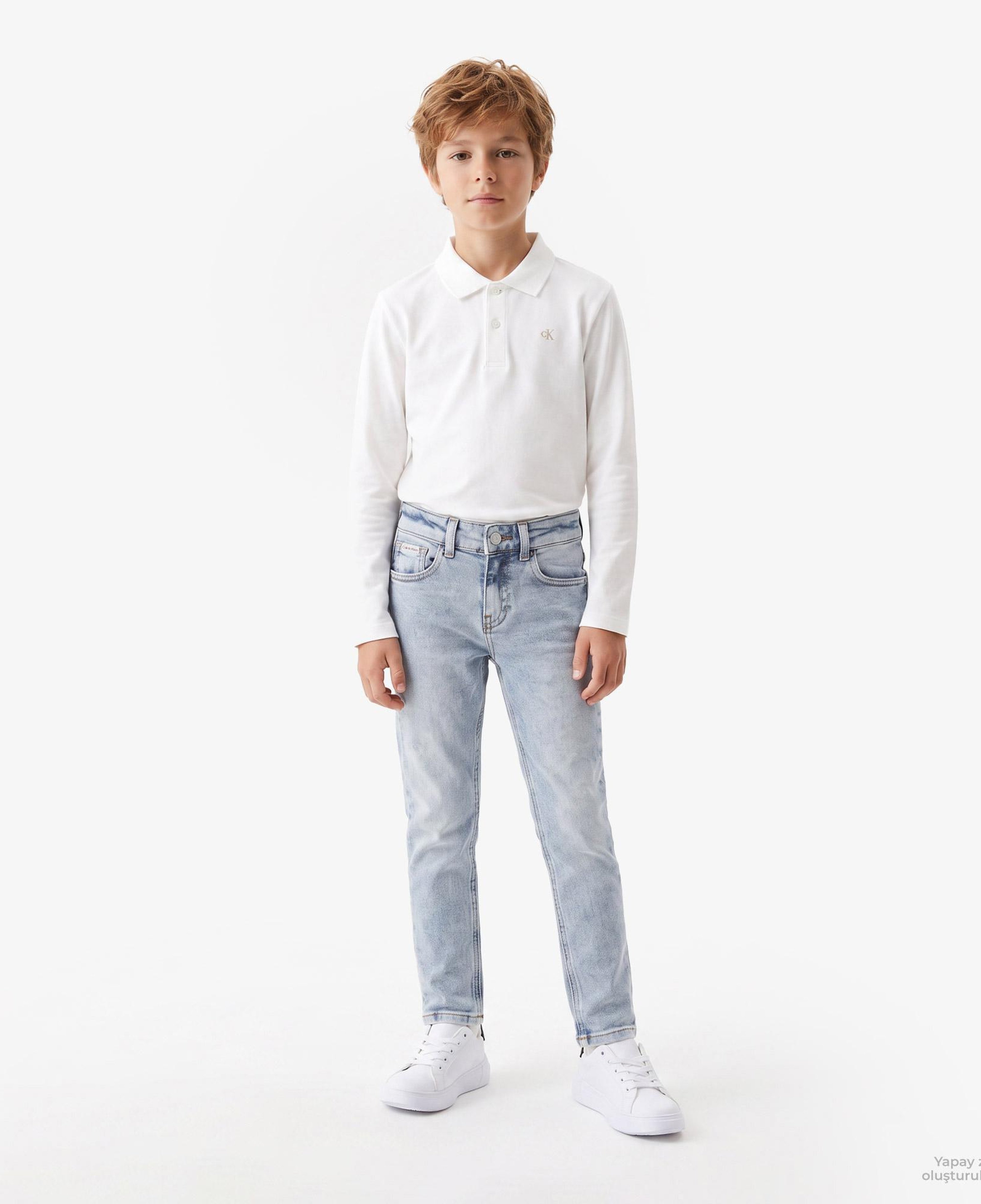 Calvin Klein Dad Çocuk Mavi Jean