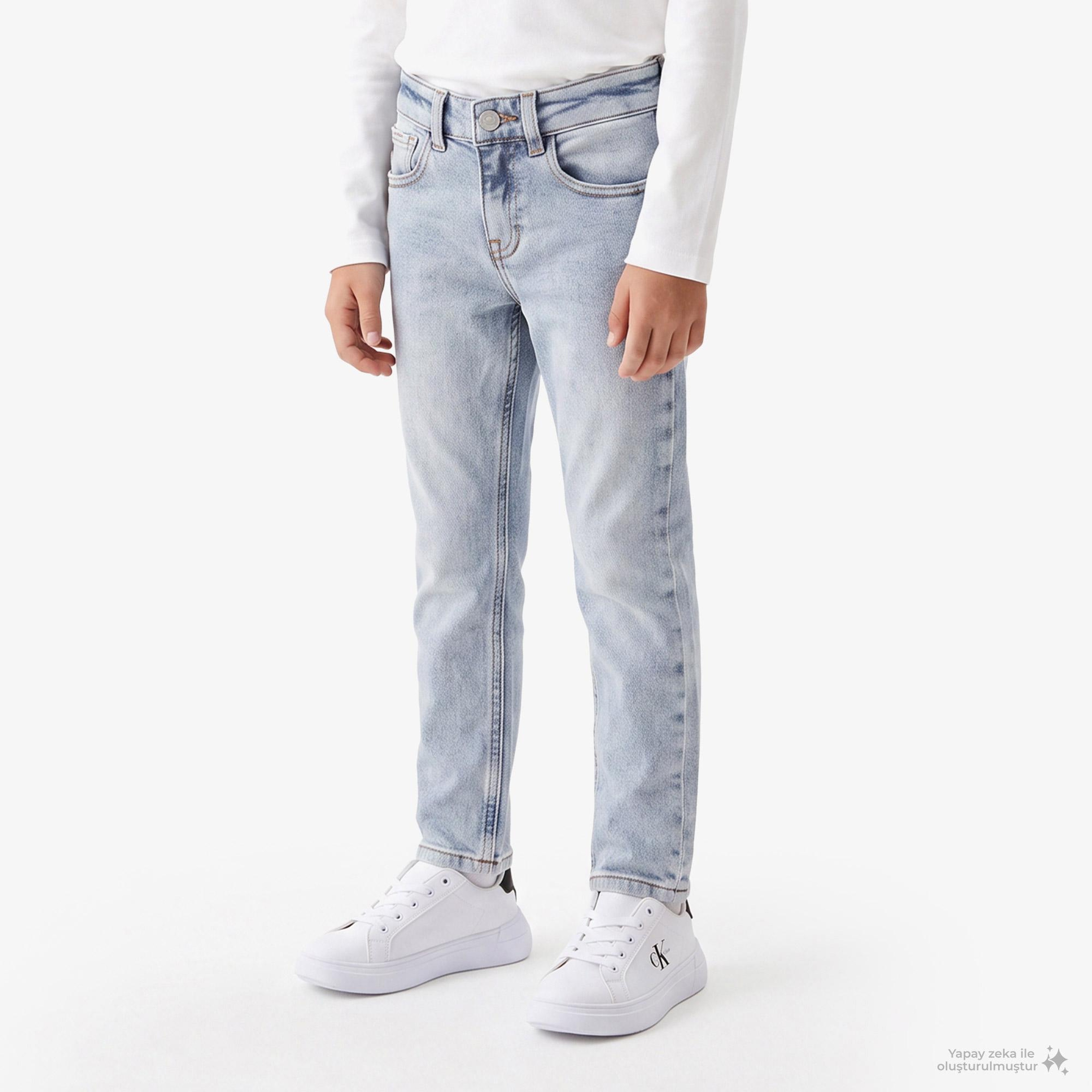 Calvin Klein Dad Çocuk Mavi Jean